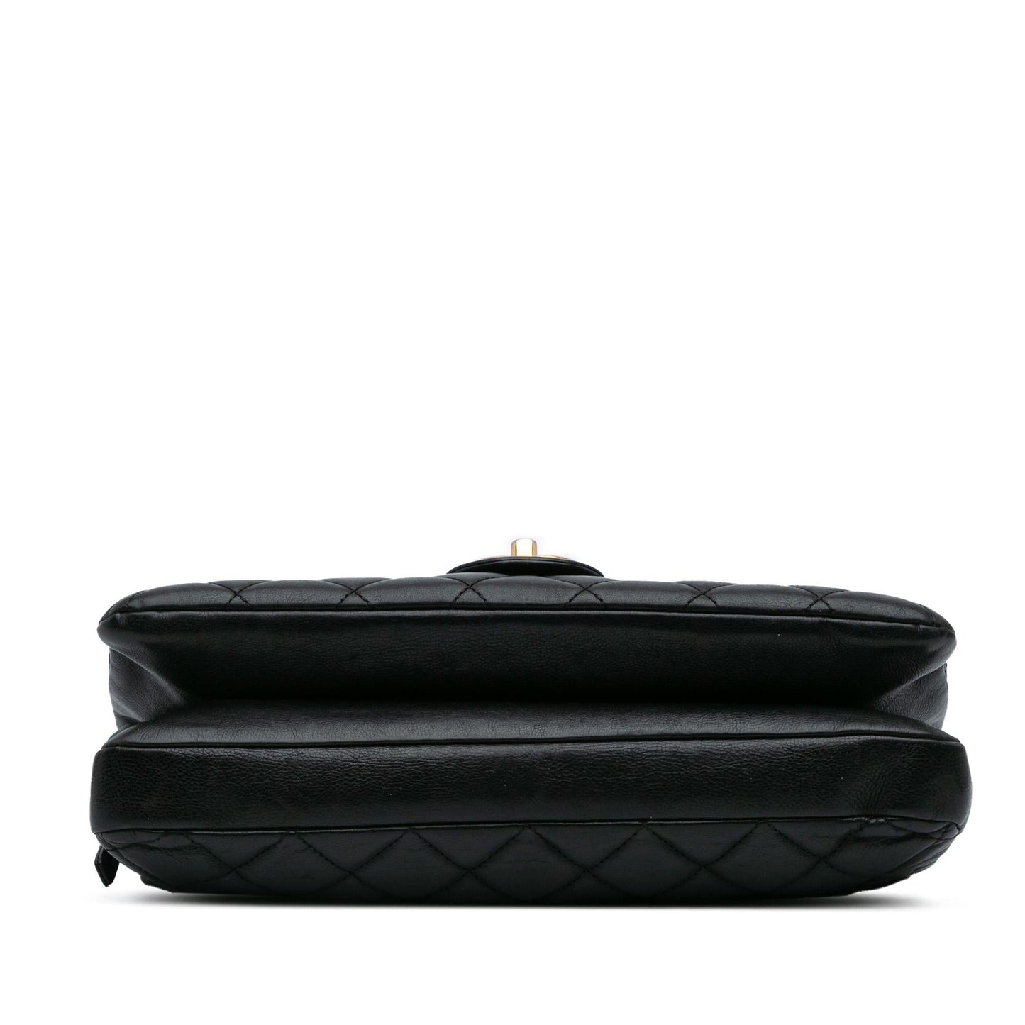 Chanel Quilted Calfskin CC Crown Flap Handbag