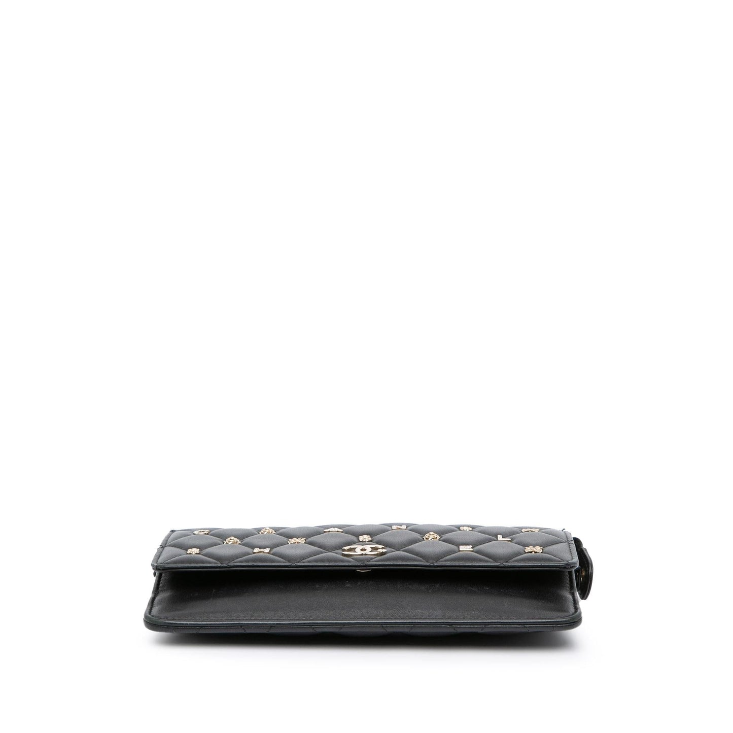 Chanel Quilted Lambskin All About On Clutch Bag