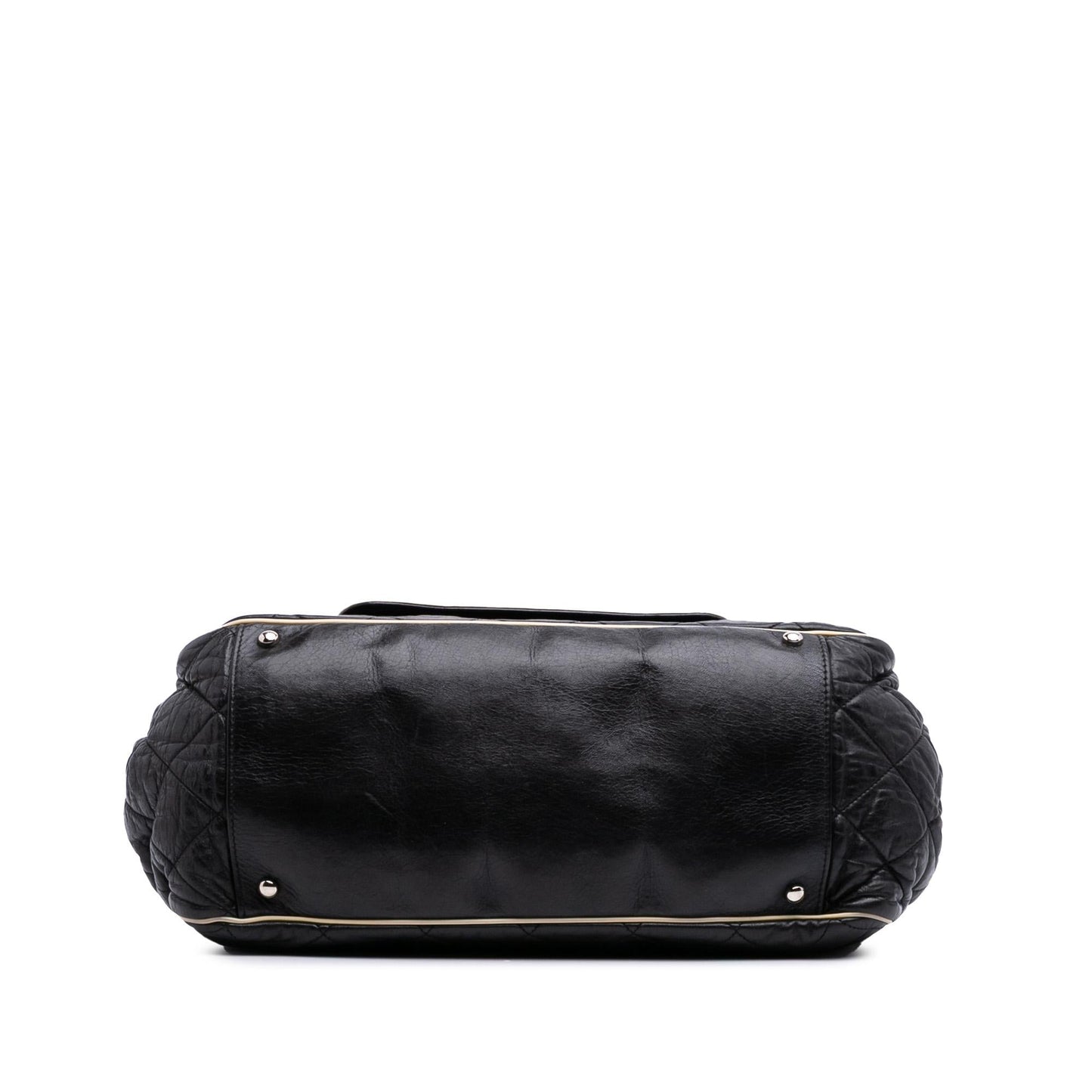 Chanel Quilted Lambskin East West Accordion Flap Handbag Flap 1