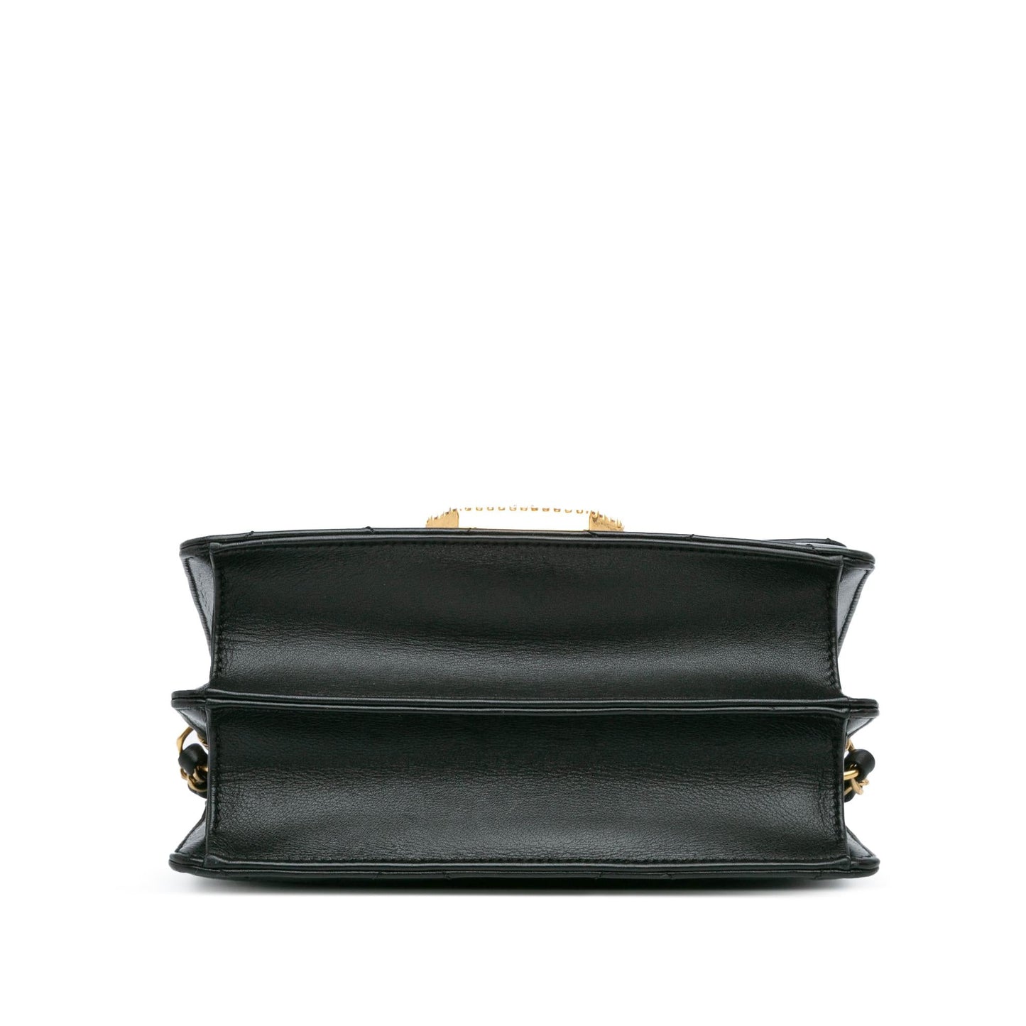 Chanel Quilted Lambskin Octagonal Buckle Crossbody Bag