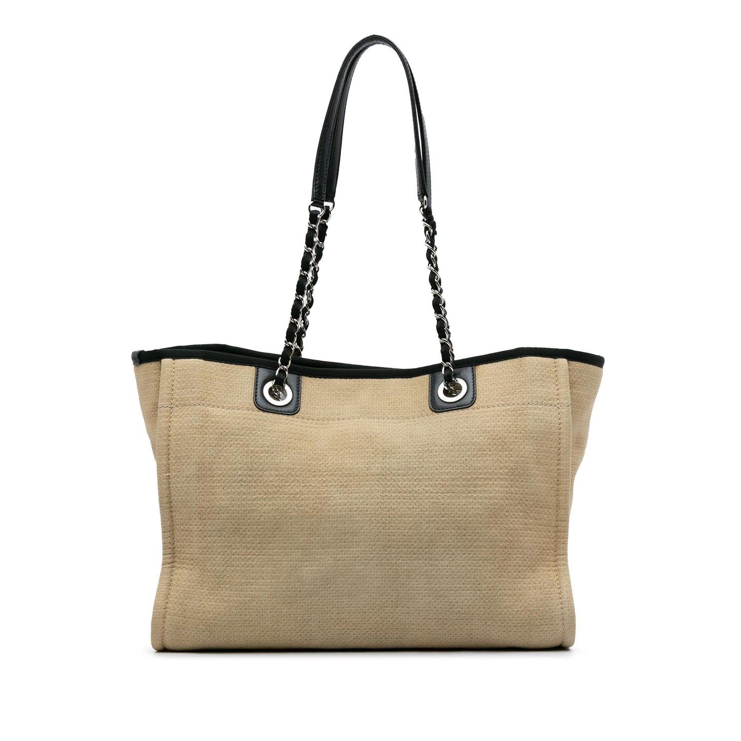 Chanel Deauville SHG-2dZaWO Small Canvas Tote Bag