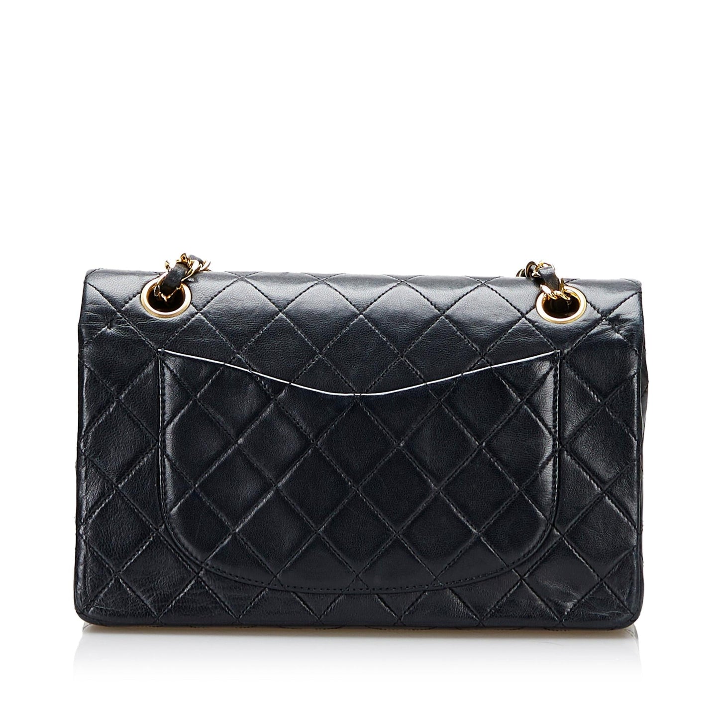 Chanel Classic Lambskin Double Flap SHG Small Leather Shoulder Bag 13