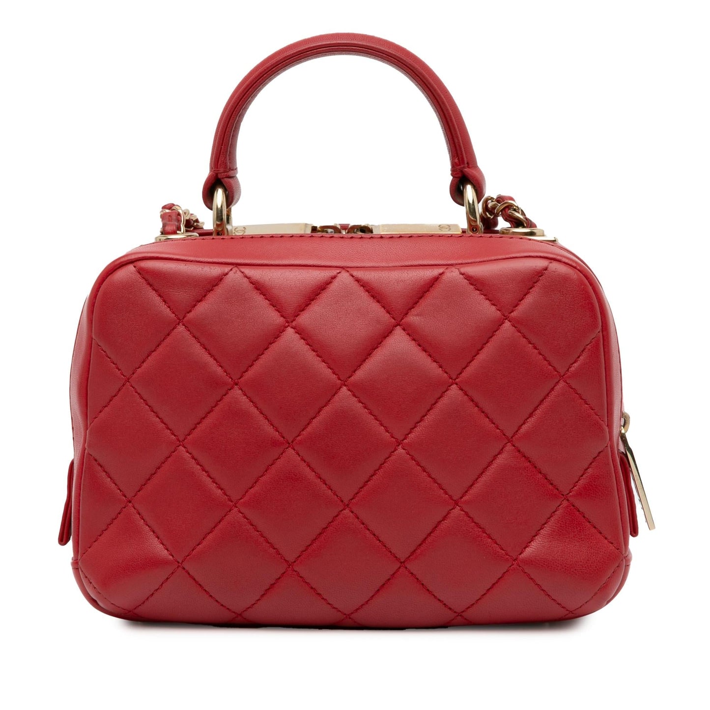 Chanel Lambskin Trendy CC Bowling SHG-QJbngs Small Handbag