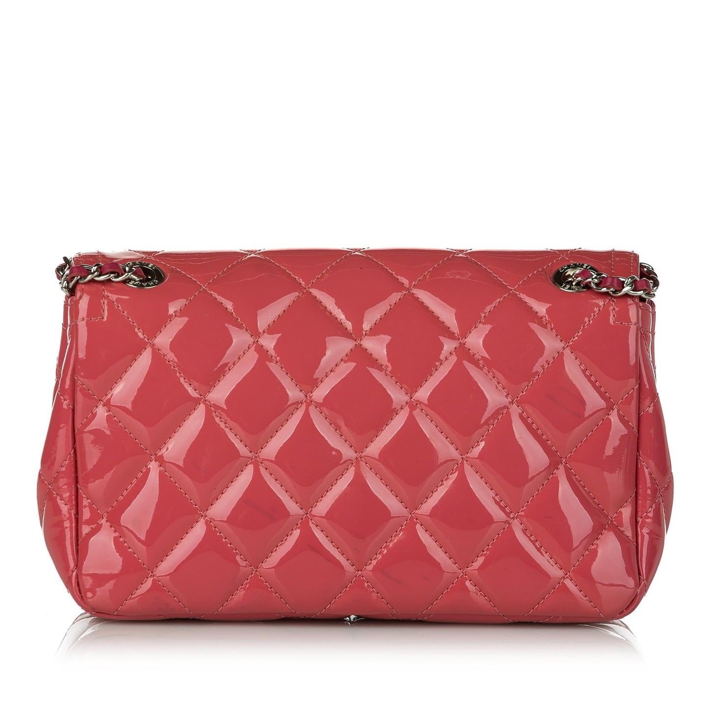 Chanel Patent Coco Shine Flap Small Handbag Shg Gsbrfe