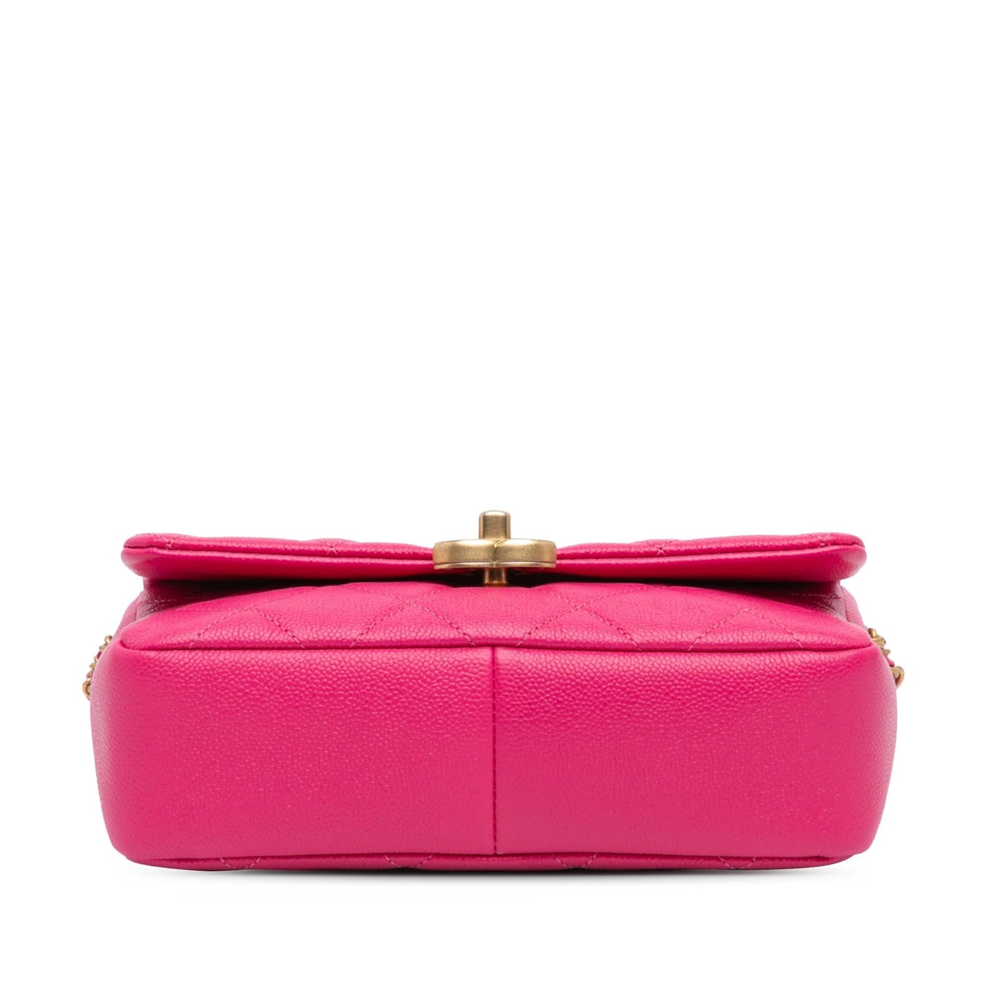 Chanel Quilted Caviar Melody Flap Small Handbag Shg Nhlctj