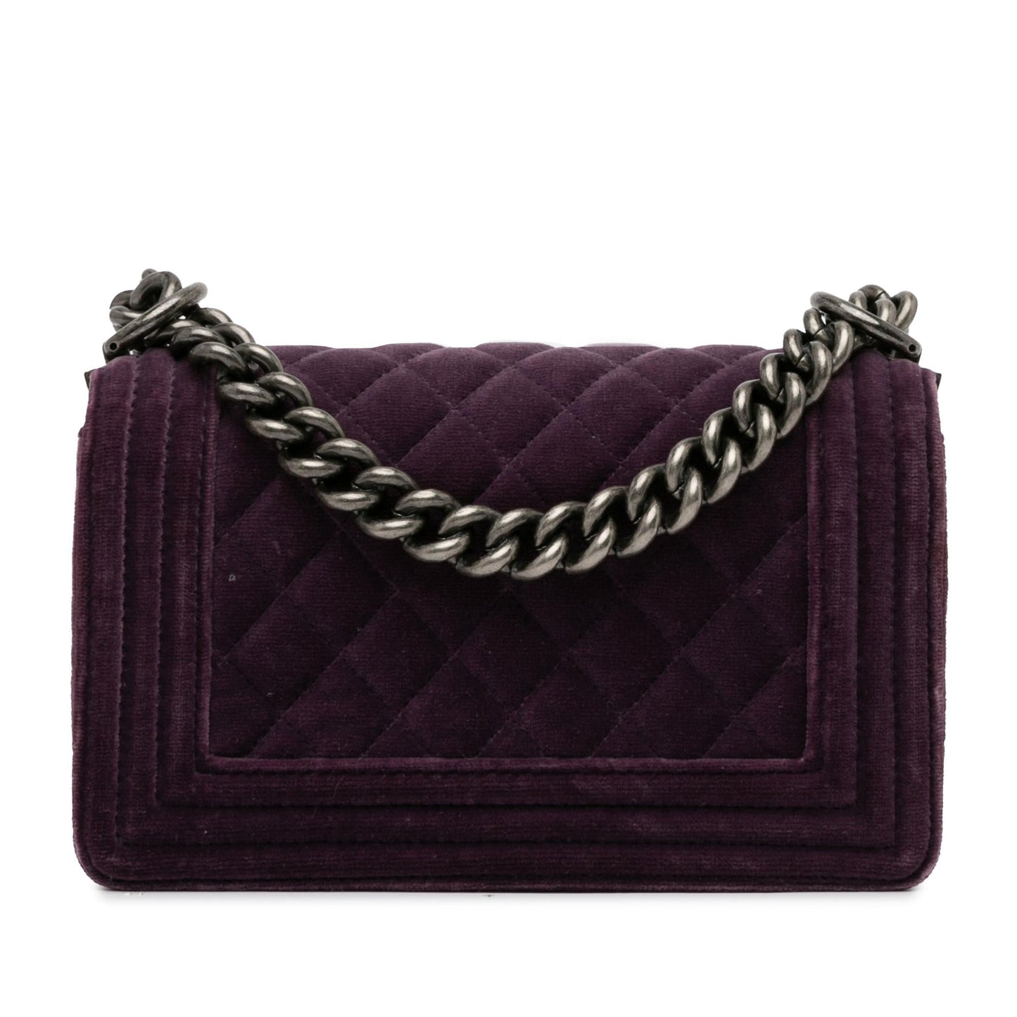 Chanel Velvet Boy Flap SHG-rAA1LD Small Shoulder Bag