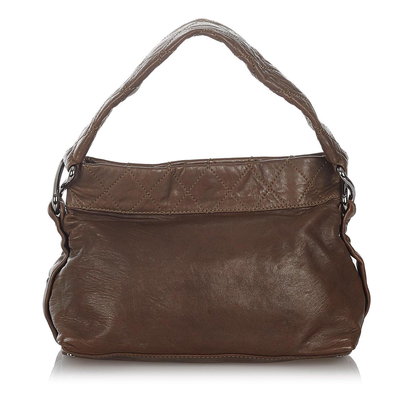 Chanel Wild Stitch Lambskin SHG Leather Shoulder Bag