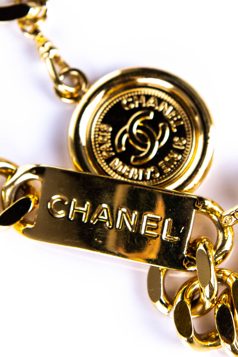 Chanel Gold Chain Link Belt