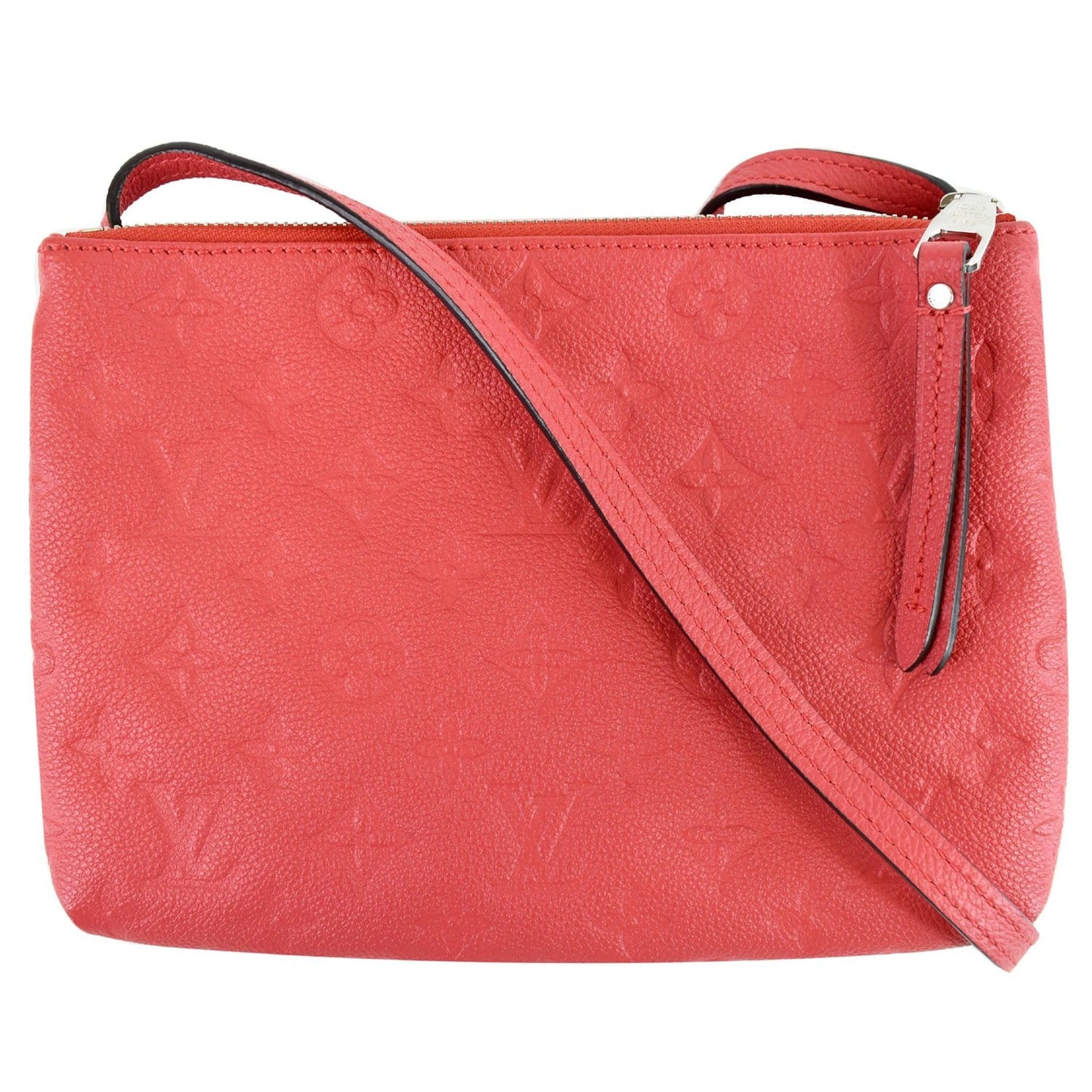 Louis Twice Empreinte Crossbody Bag Dahlia Leather Monogram