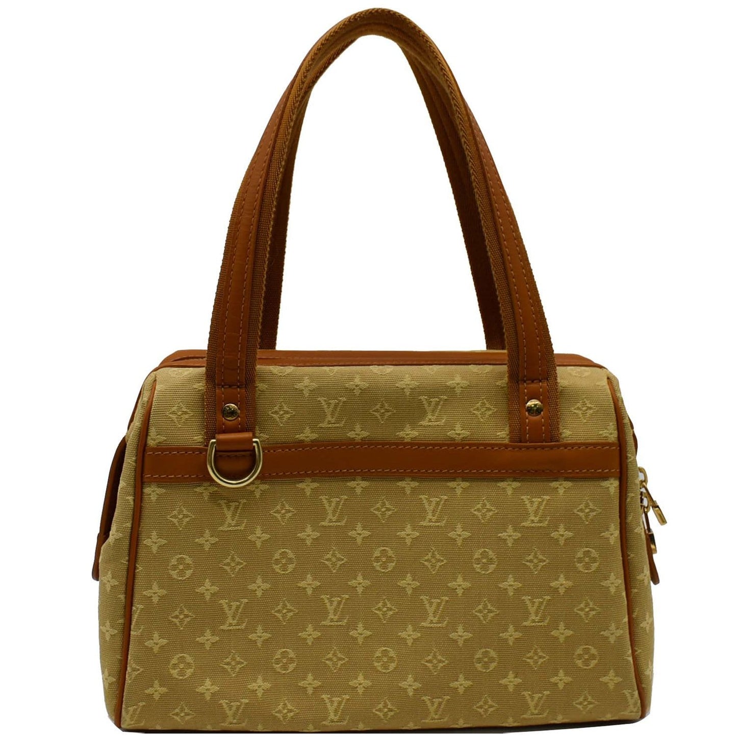 Louis Josephine Pm Mini Lin Satchel Bag Canvas Monogram Travel Bag