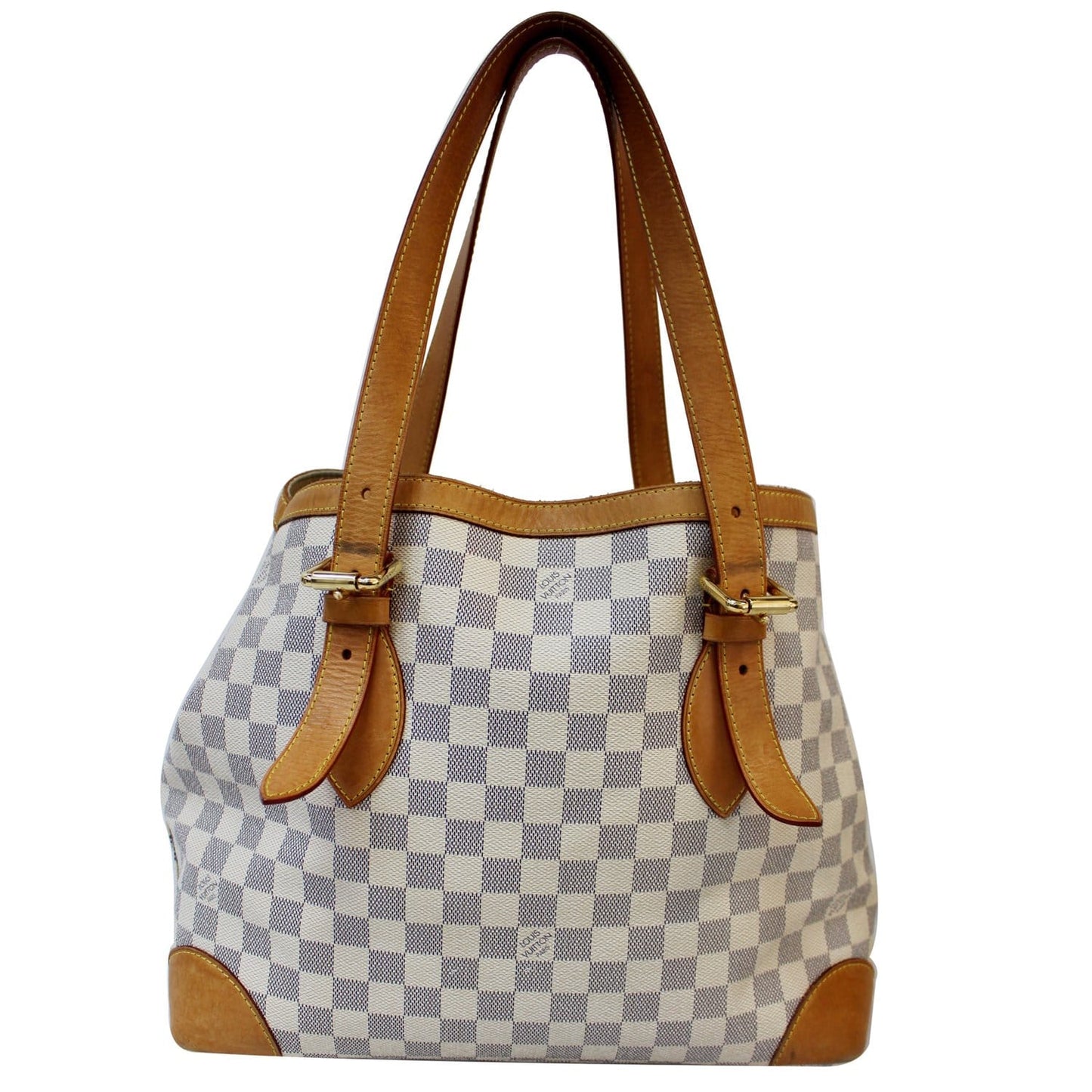 Louis Hampstead Pm Damier Azur Shoulder Bag White