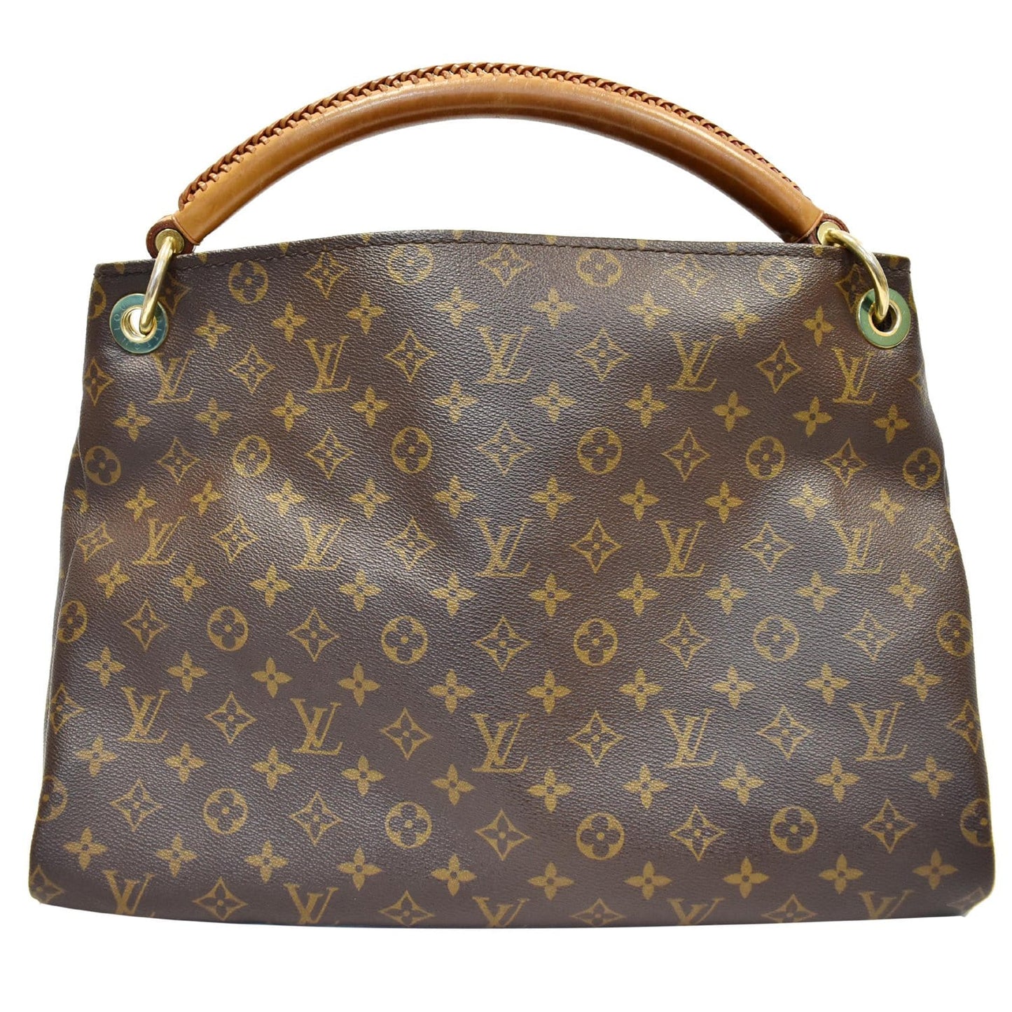 Louis Artsy Mm Shoulder Bag Canvas Monogram Bag Brown