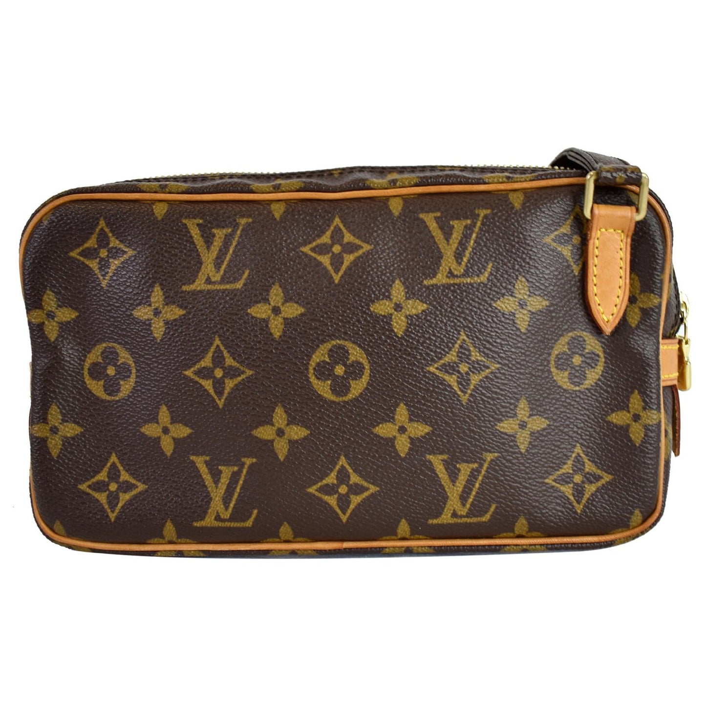 Louis Pochette Marly Bandouliere Crossbody Bag Canvas Monogram Bag Brown