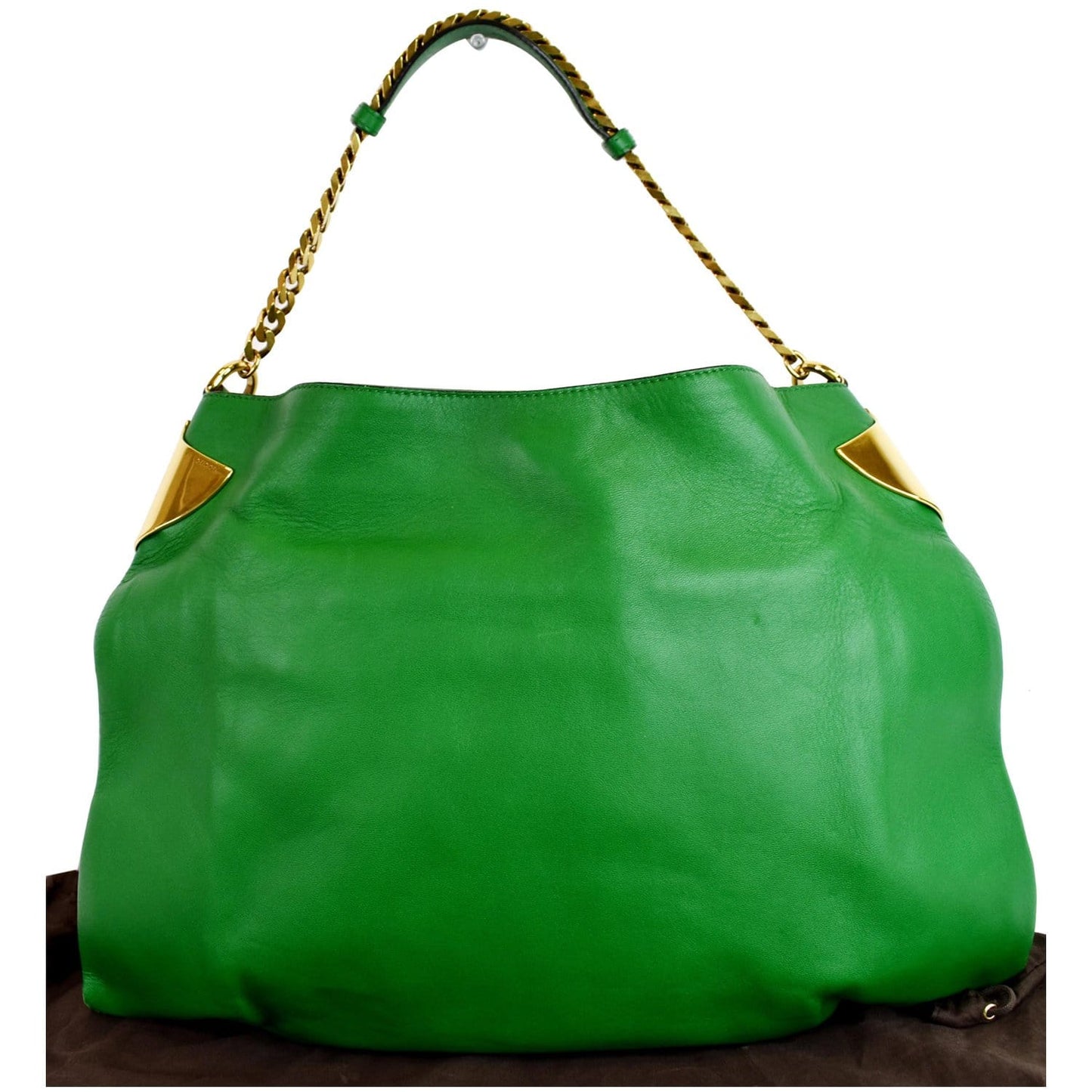 Gucci Shoulder Bag Leather Green