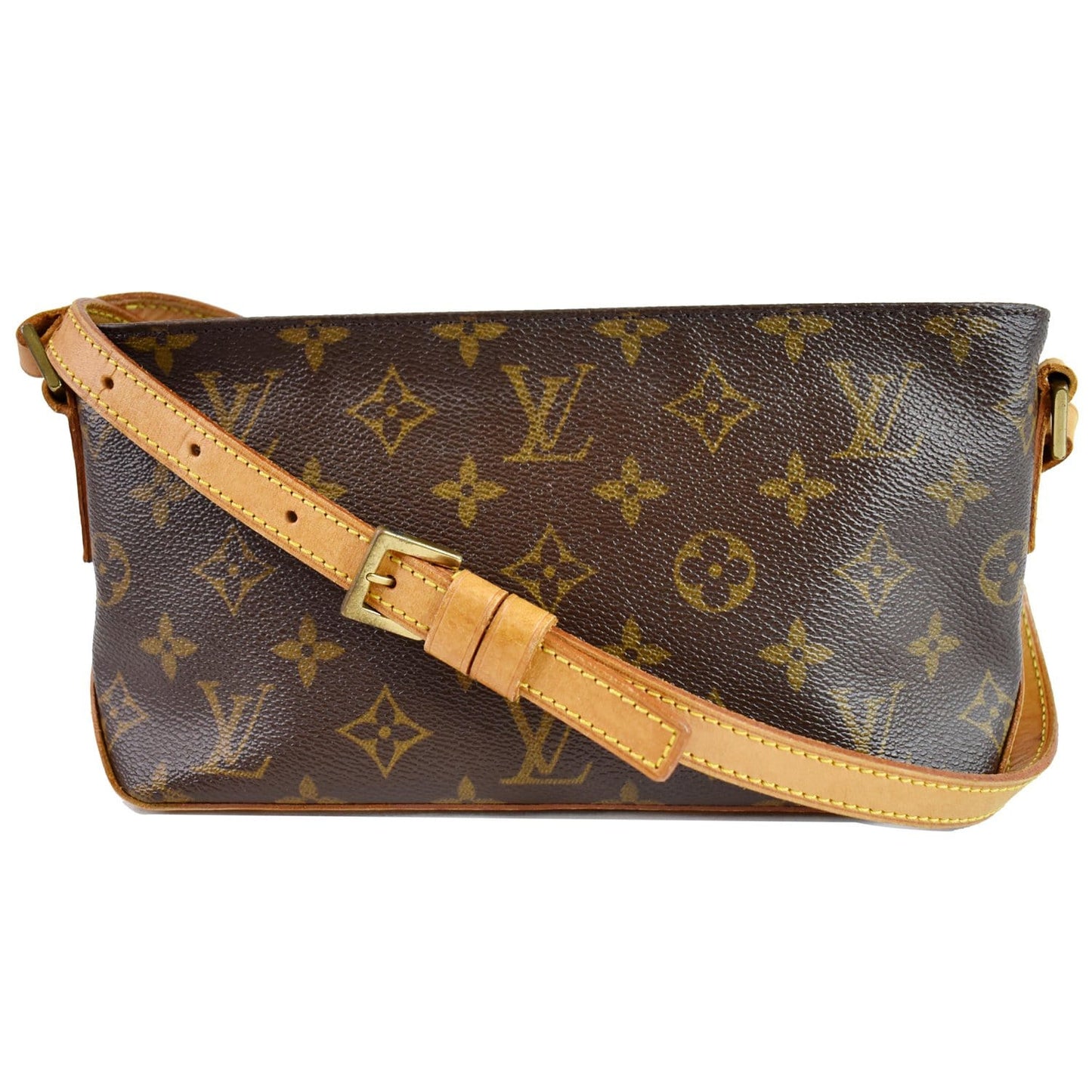Louis Trotteur Crossbody Bag Canvas Monogram Bag Brown