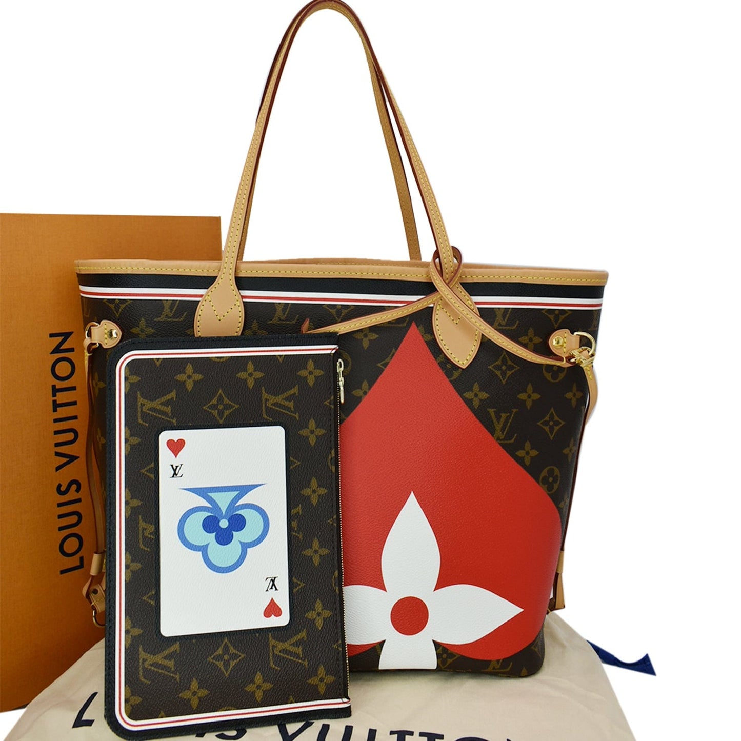 Louis Game On Neverfull Tote Bag Canvas Monogram