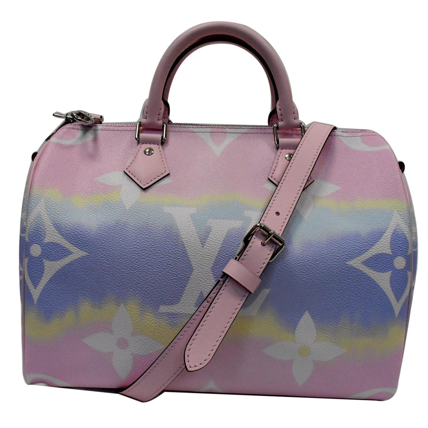 Louis Escale Speedy Bandouliere Shoulder Bag Pastel Canvas Monogram