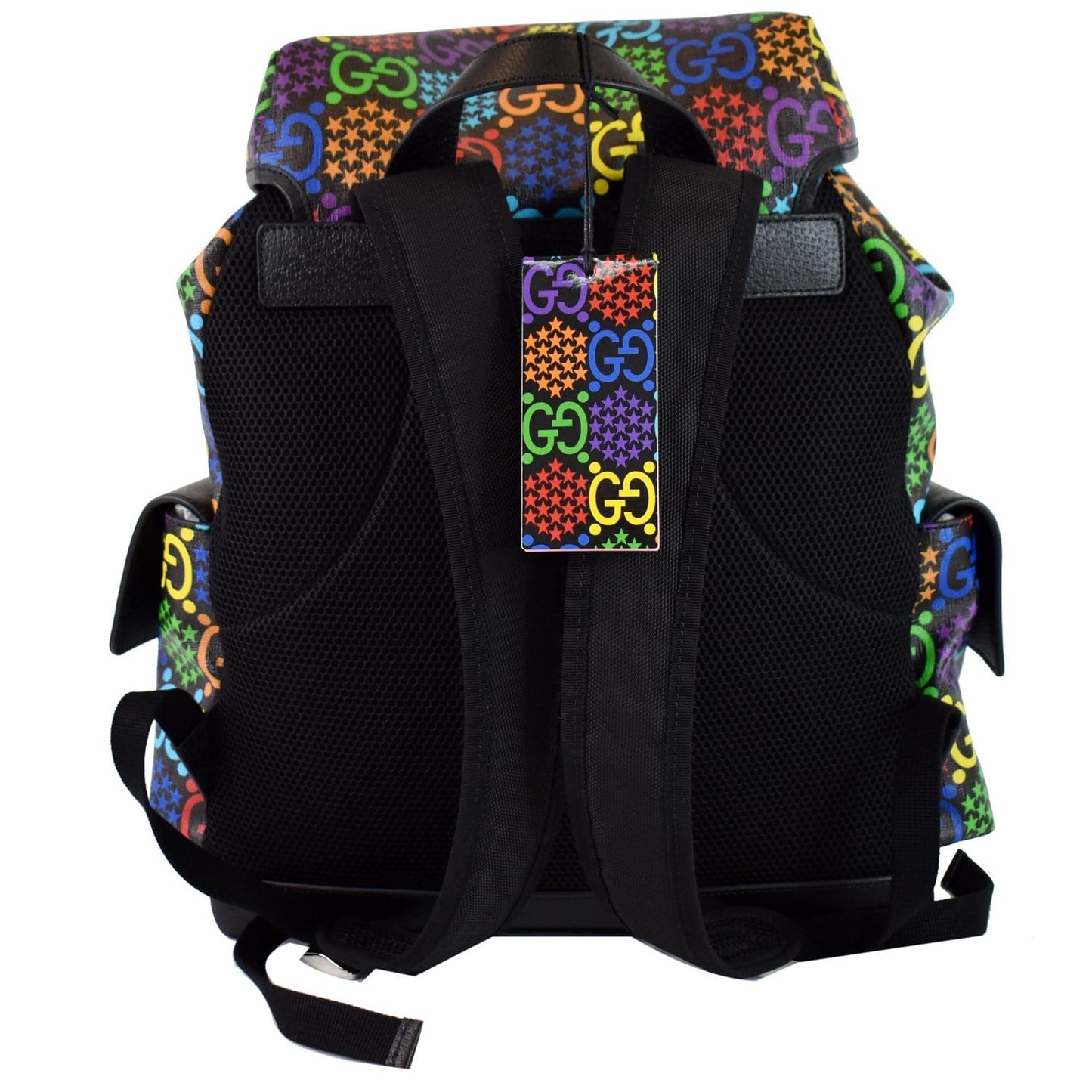 Gucci Psychedelic Supreme Backpack Bag Black Medium