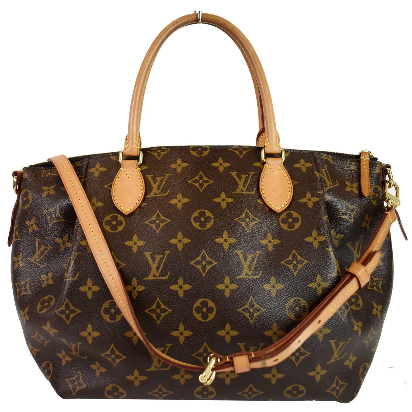 Louis Turenne Mm 2Way Shoulder Bag Canvas Monogram Bag Brown
