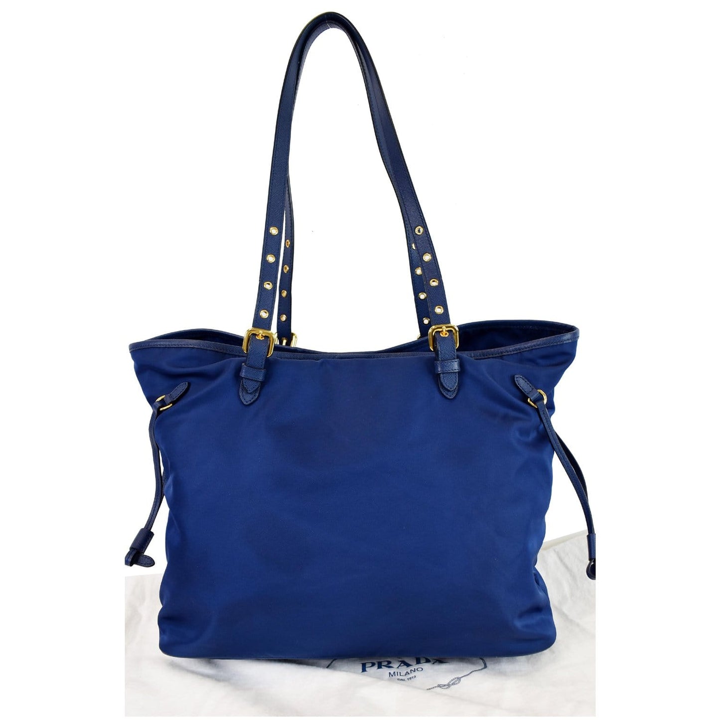 Prada Tessuto Saffiano Tote Bag Leather Nylon