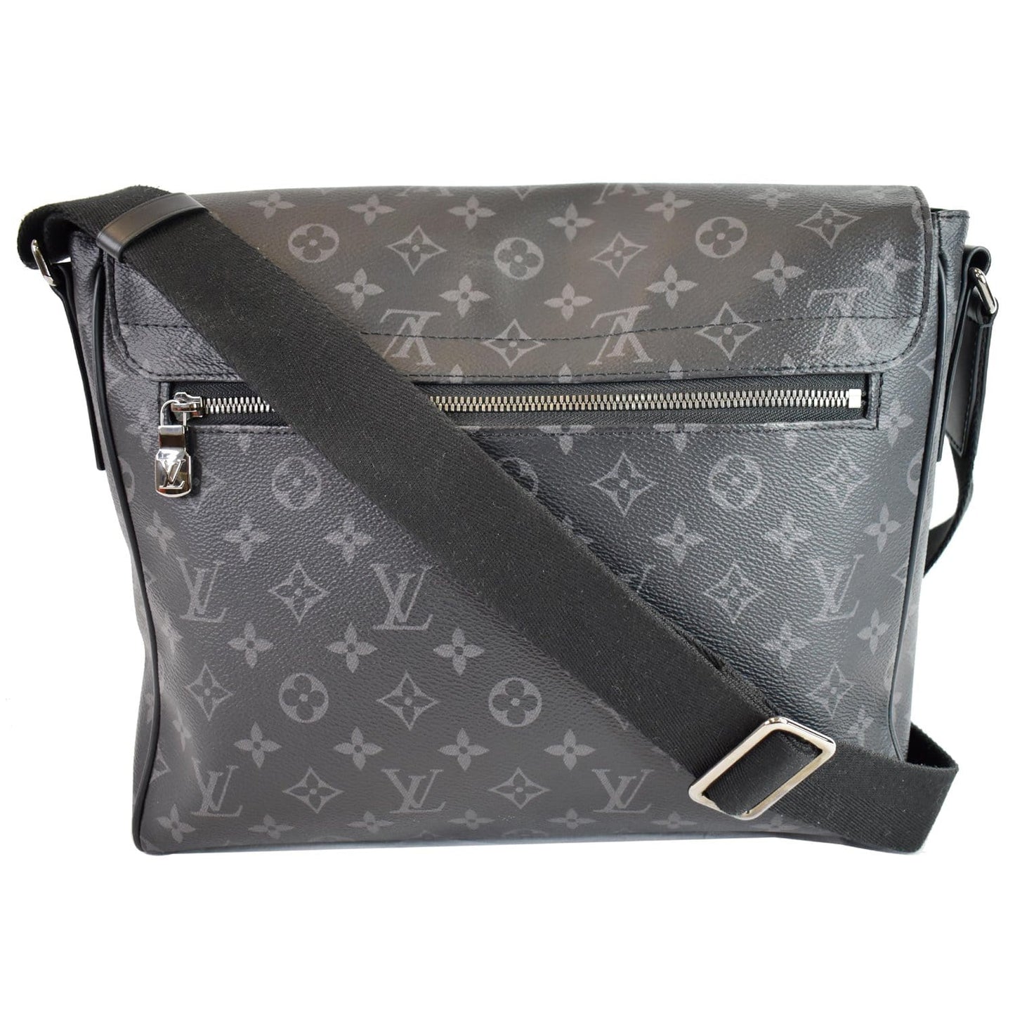 Louis District Pm Eclipse Messenger Bag Monogram Black Crossbody Bag