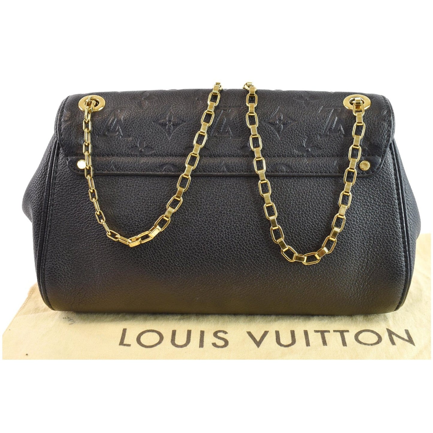 Louis St Germain Mm Empreinte Shoulder Bag Leather Monogram