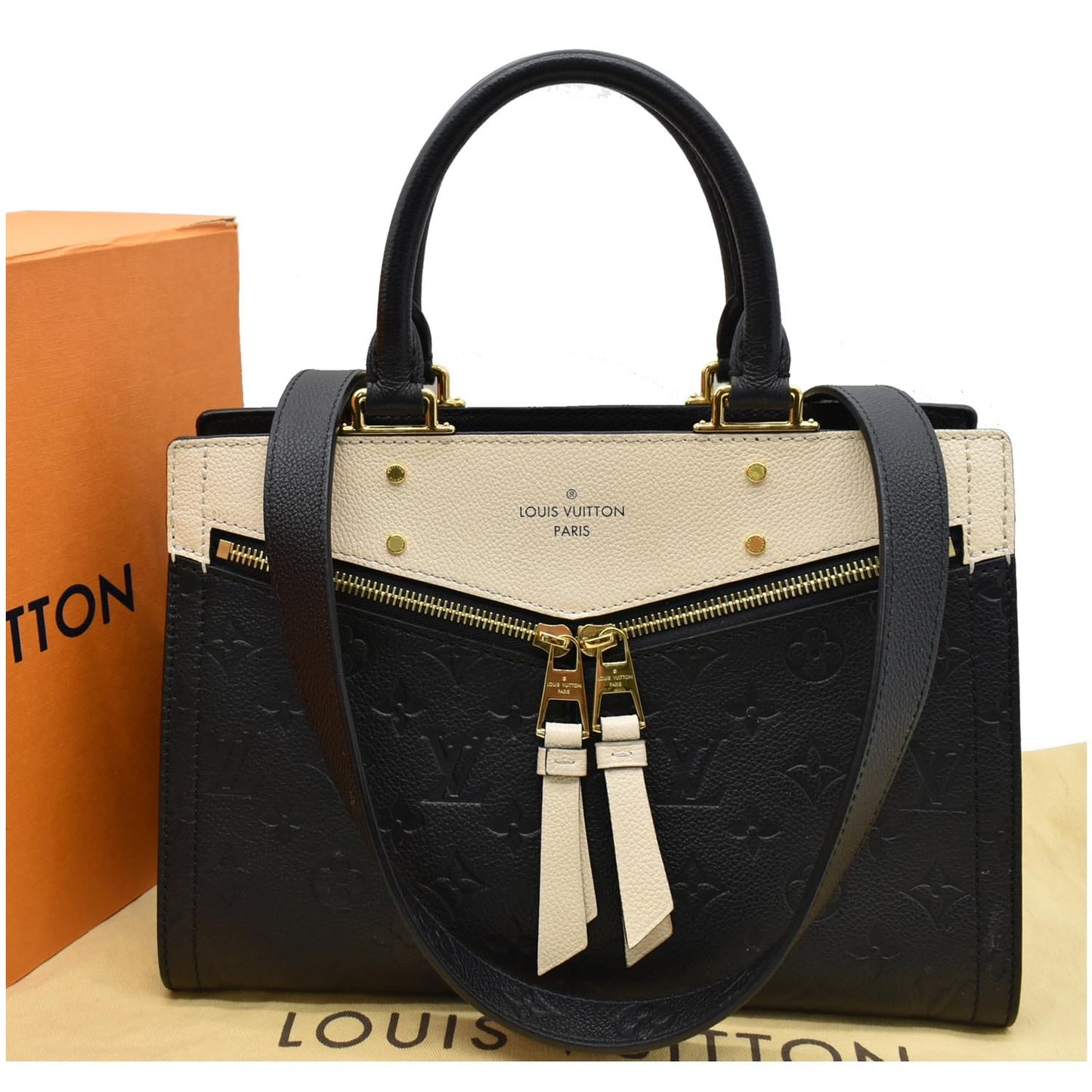 Louis Sully Pm Empreinte Shoulder Bag Leather Monogram