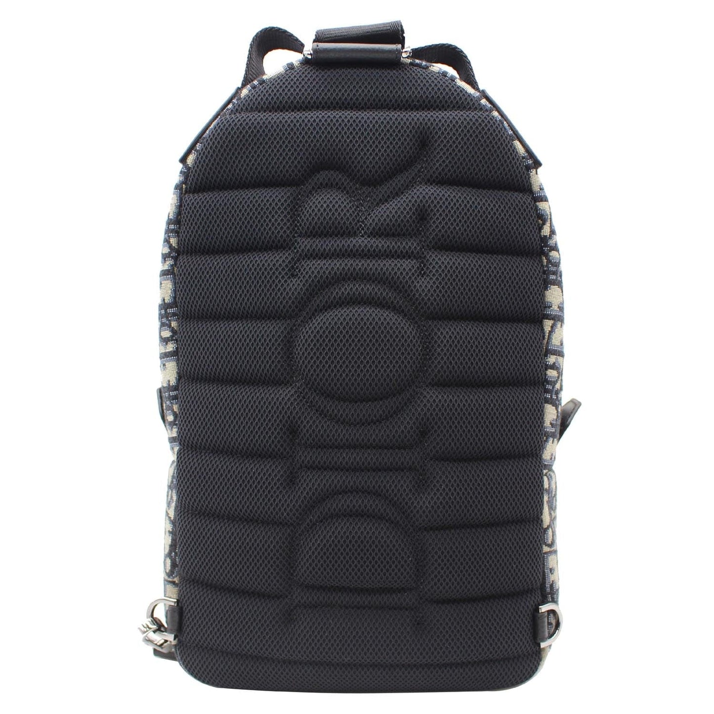 Dior Minin Rider Oblique Jacquard Backpack Beige