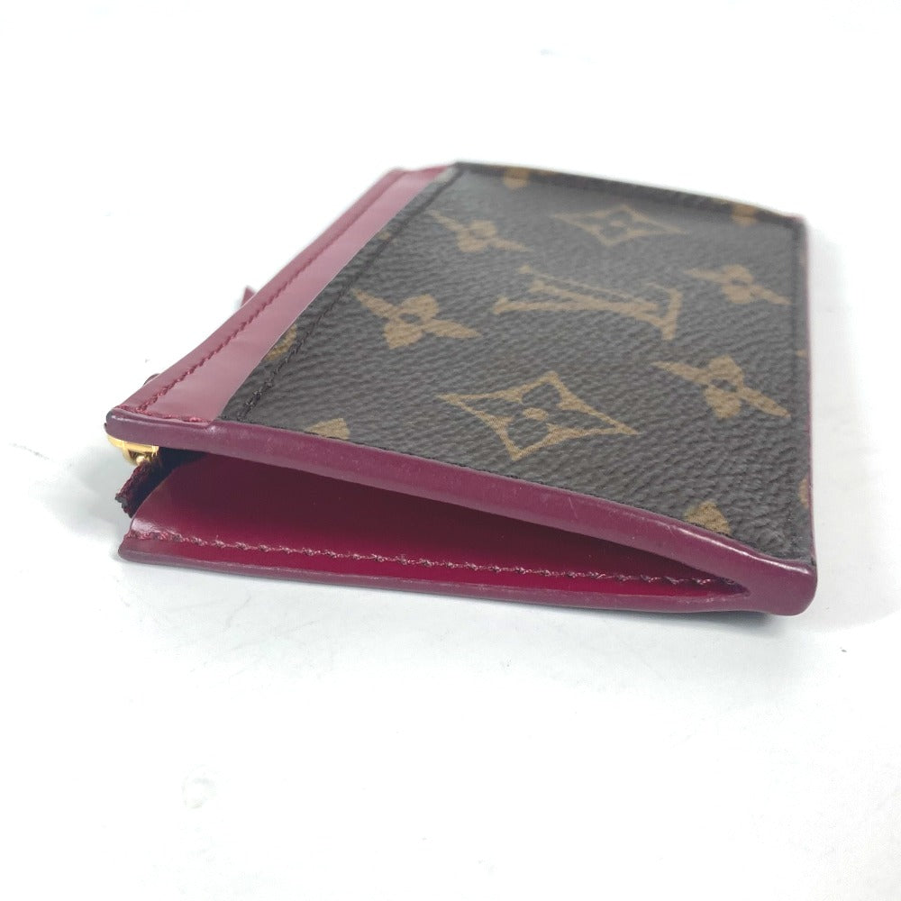 Louis Vuitton Coin M67889 Porte Cartes Zip Monogram Canvas Brown Handbag