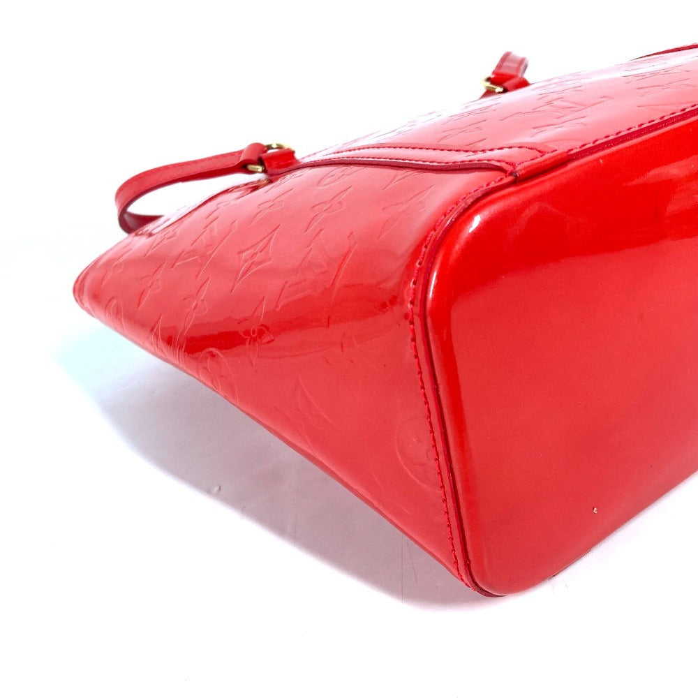 Louis Vuitton M91727 Vernis Avalon MM Monogram Red Shoulder Bag