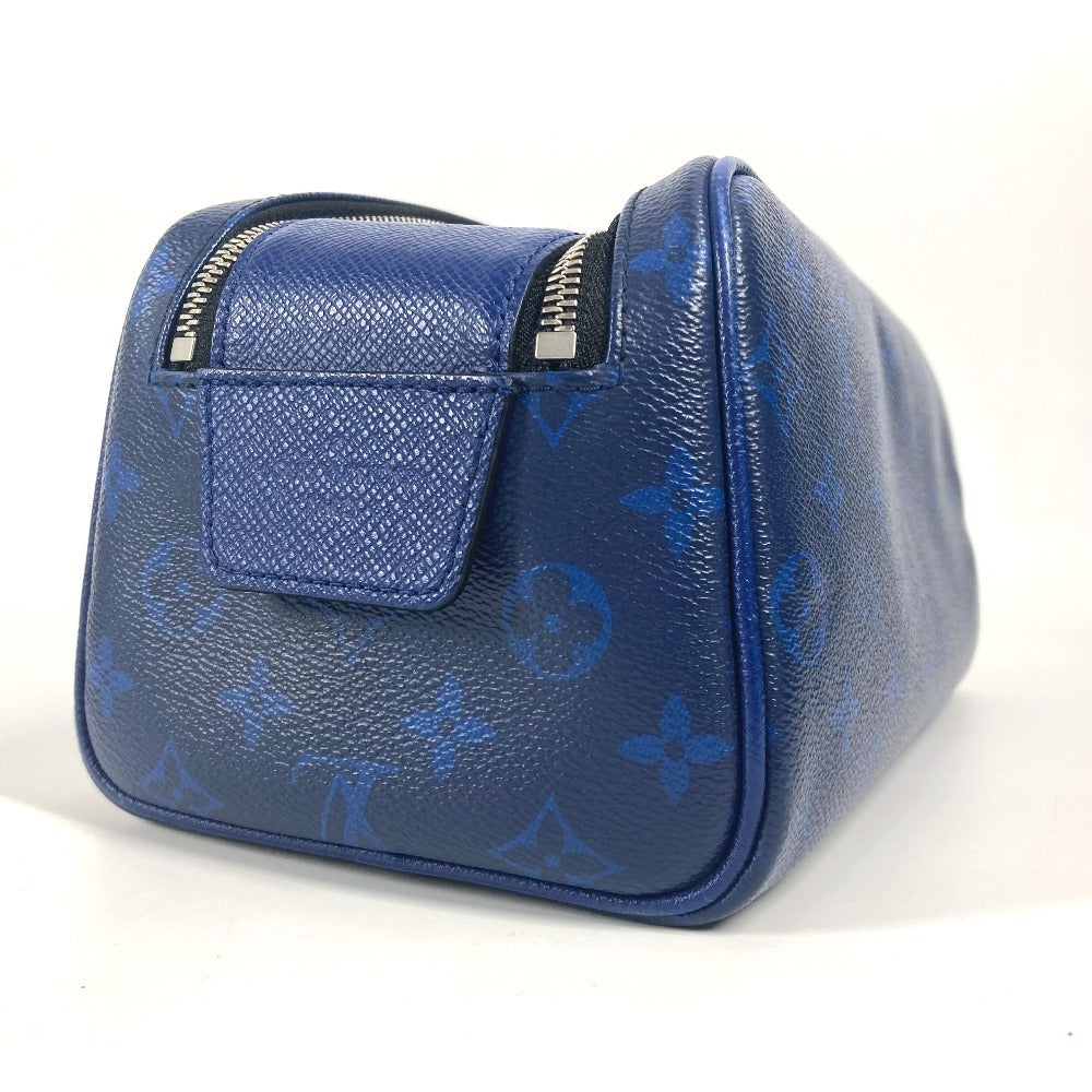 Louis Vuitton business M30849 Taiga Taigalama Dop Monogram Leather Canvas Blue Handbag