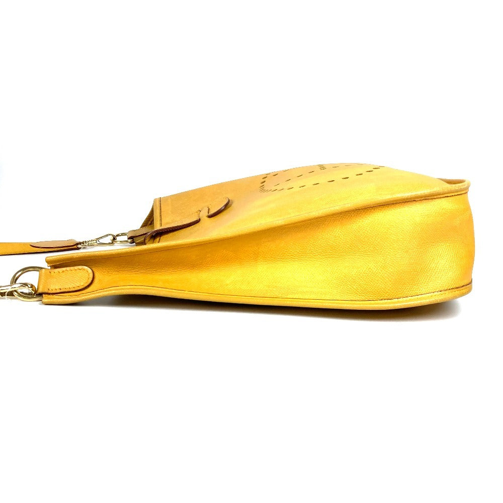 Hermes Shoulder Bag Evelyn Gm Evelyn Gm Leather Yellow