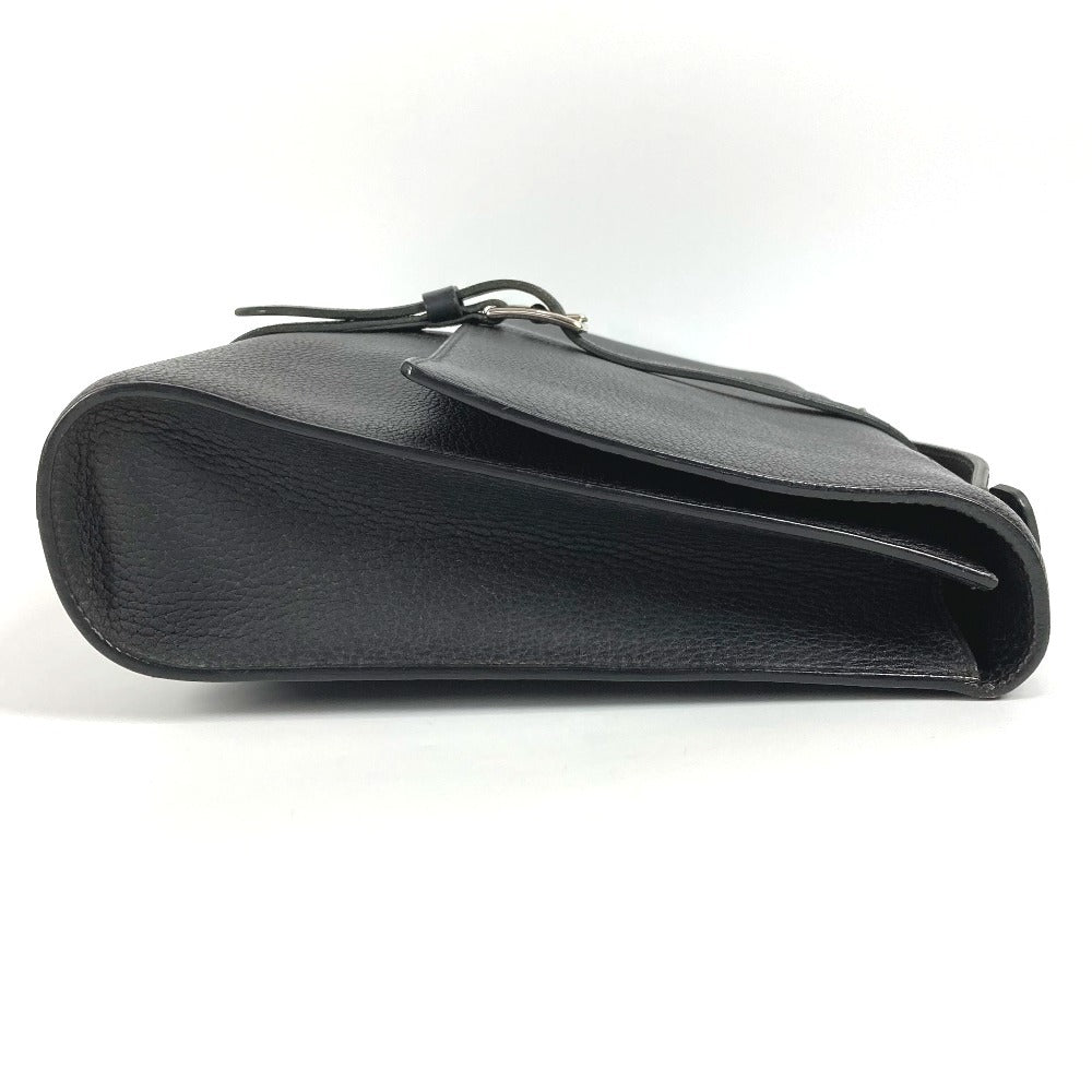 Hermes Business Bag Etrivieres Document Leather Black Travel Bag
