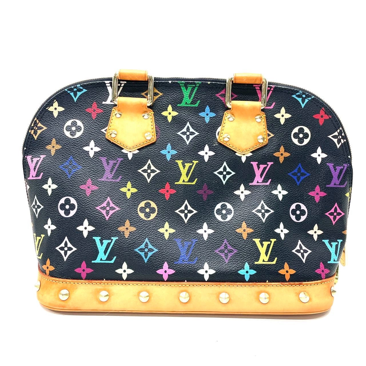 Louis Vuitton x Takashi Murakami Alma Multicolor Black Handbag Multicolor 1