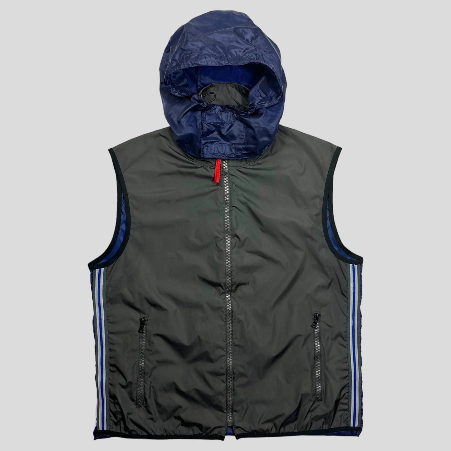 Prada Handbag Sport Gel Seam Convertible Gilet Nylon