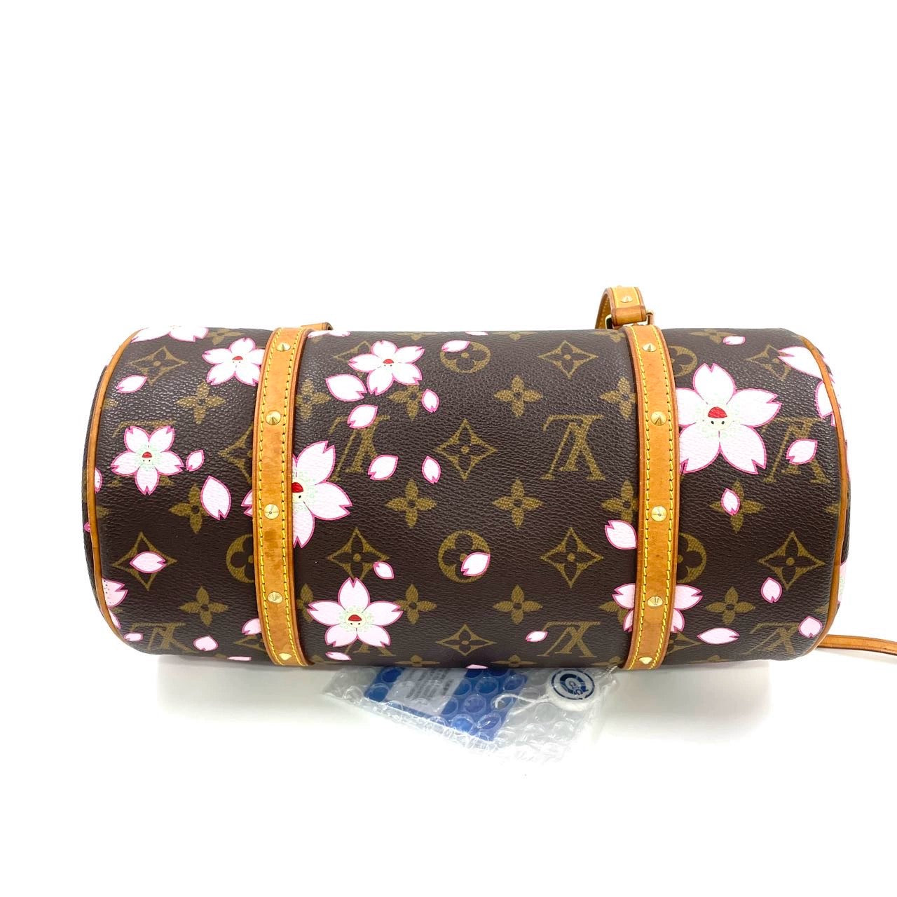 Louis Vuitton x Takashi Murakami Papillon 28 Cherry Blossom Monogram Handbag Handbag 5