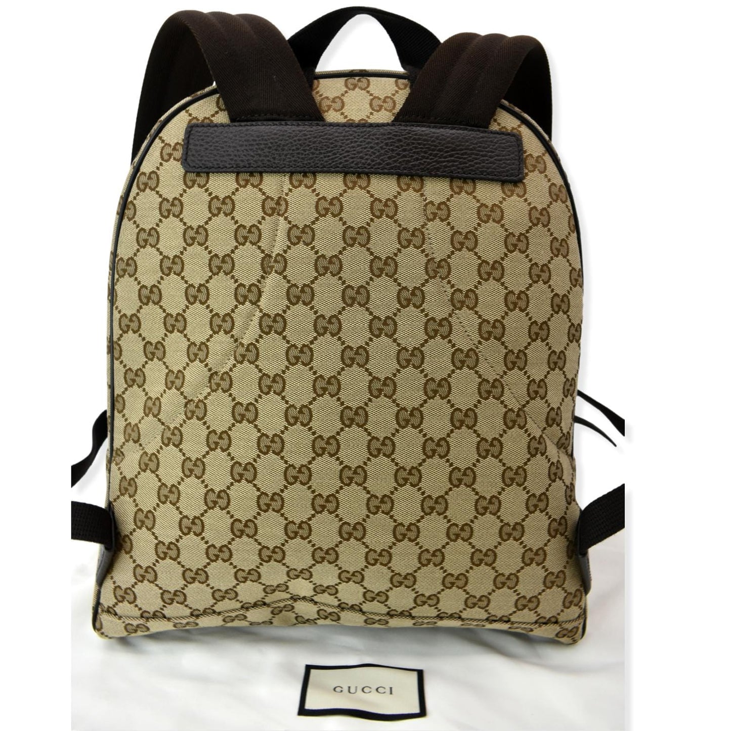 Gucci Travel Backpack Bag Canvas Monogram