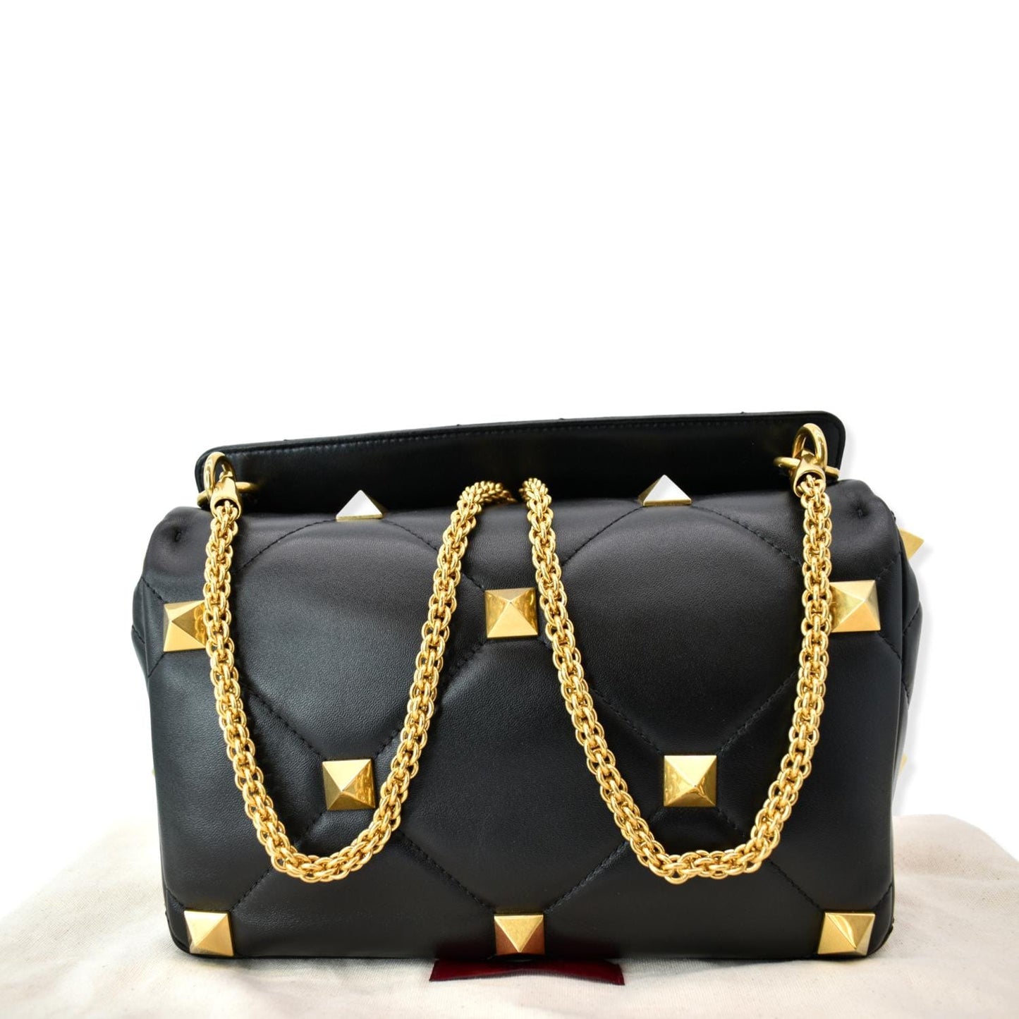 Valentino Garavani Roman Stud Crossbody Bag Hot Deals Leather Black