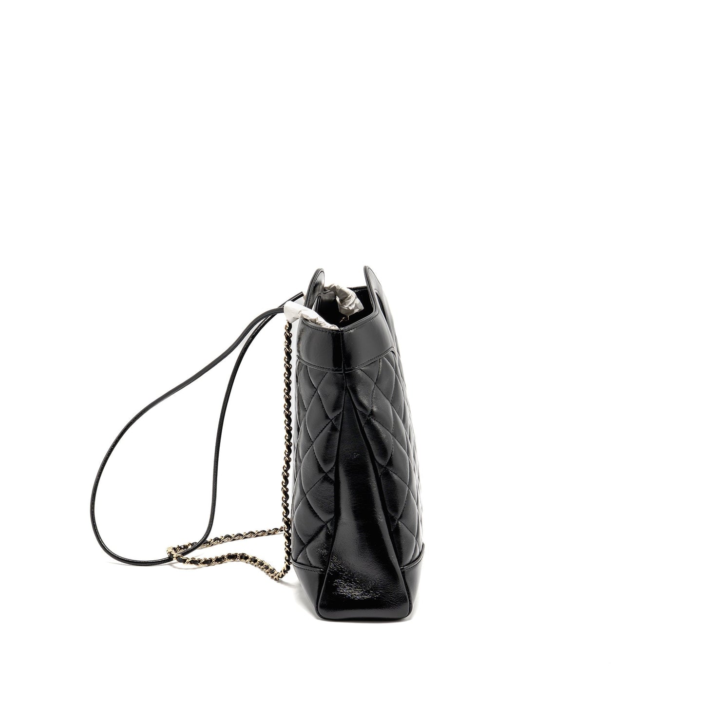 Chanel 31 shiny lambskin LGHW microchip Black Handbag