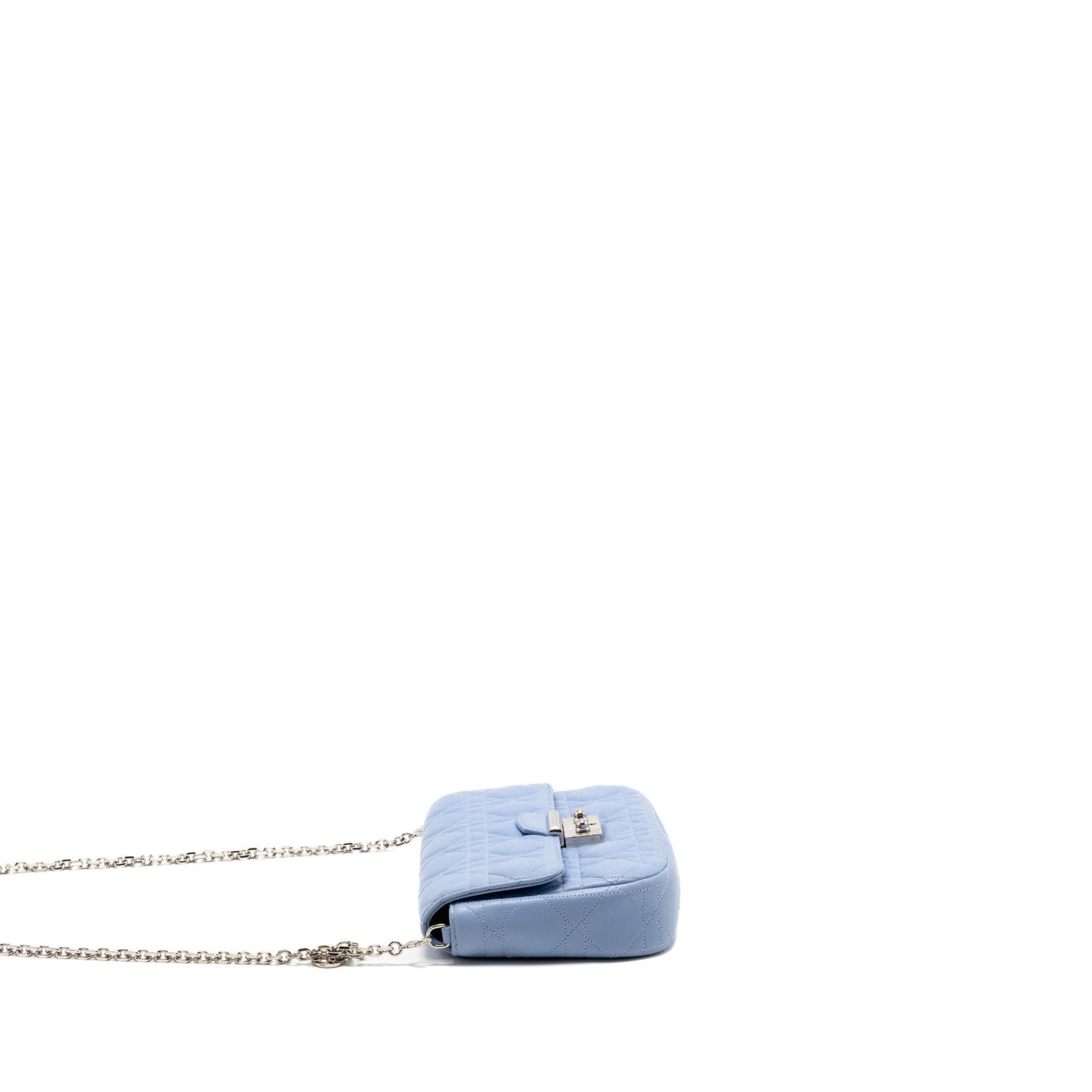 Dior Miss Crossbody Purse Lambskin Light Handbag Blue Crossbody Bag