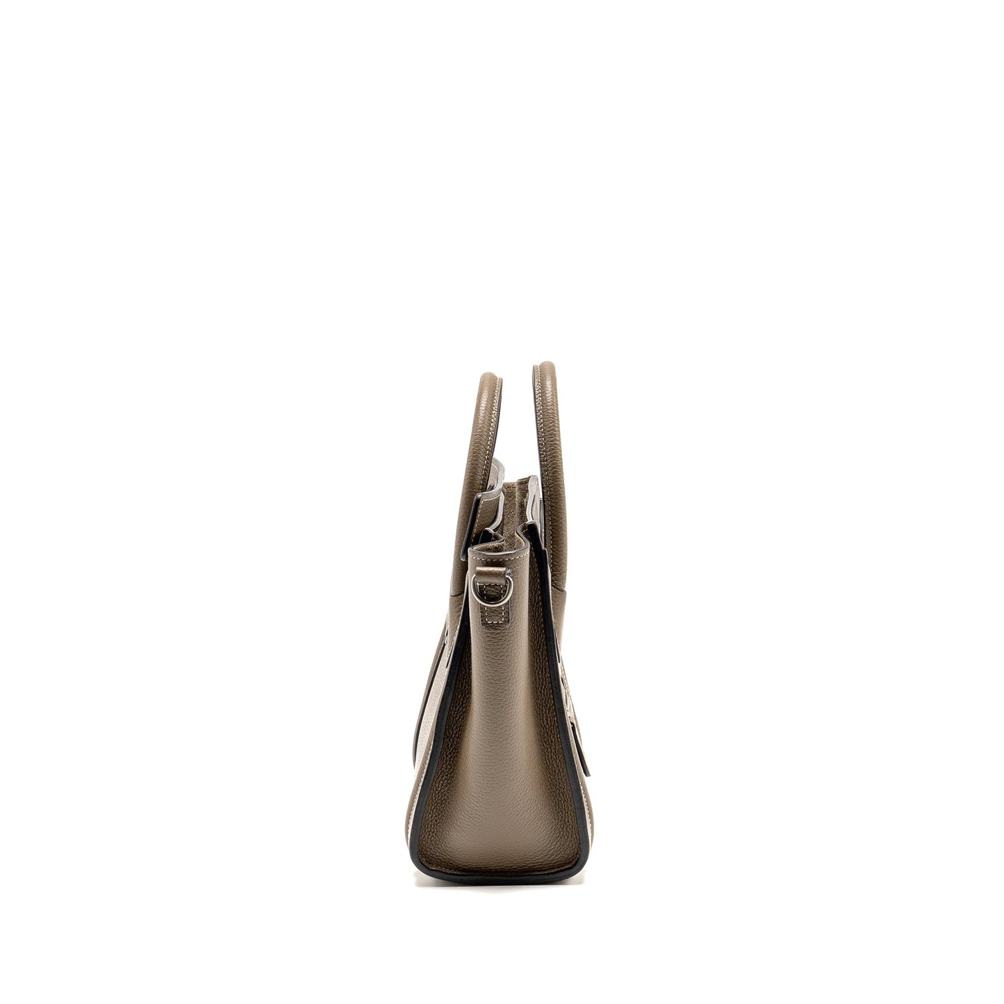 Celine Nano Luggage Purse Calfskin Grey Handbag Travel Bag