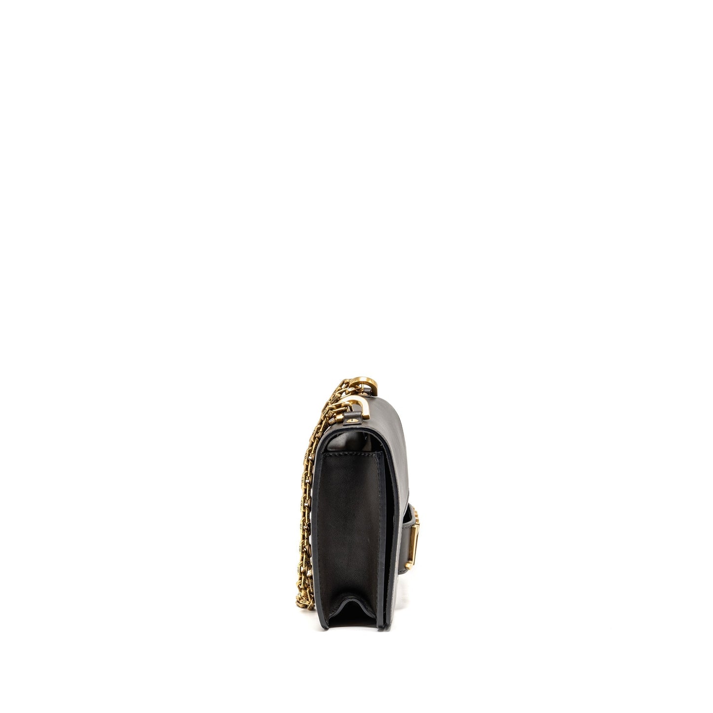 Dior JâA Purse With Calfskin Dark Handbag Brown Chain Travel Bag