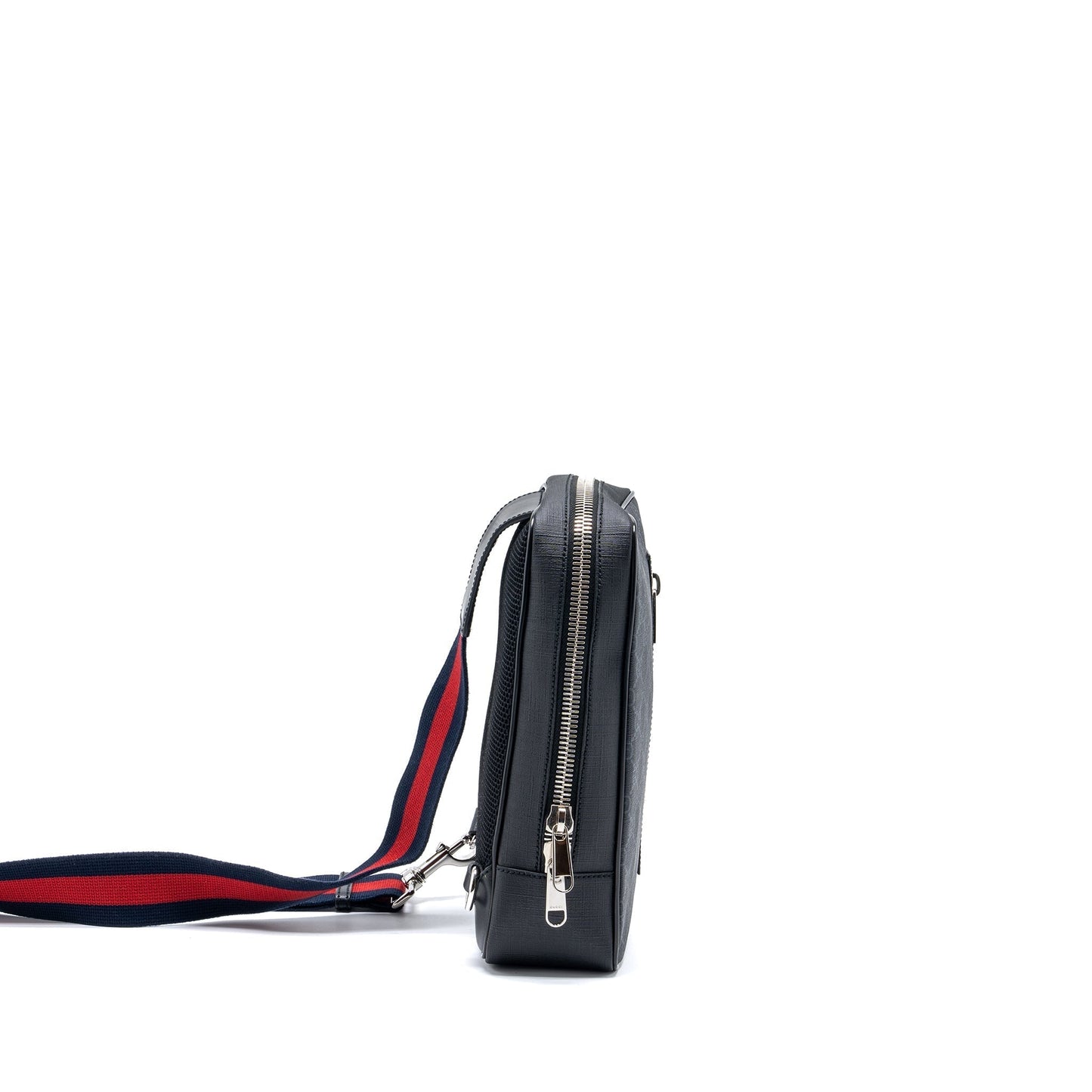 Gucci Sling Backpack Supreme Shw Canvas Black Crossbody Bag