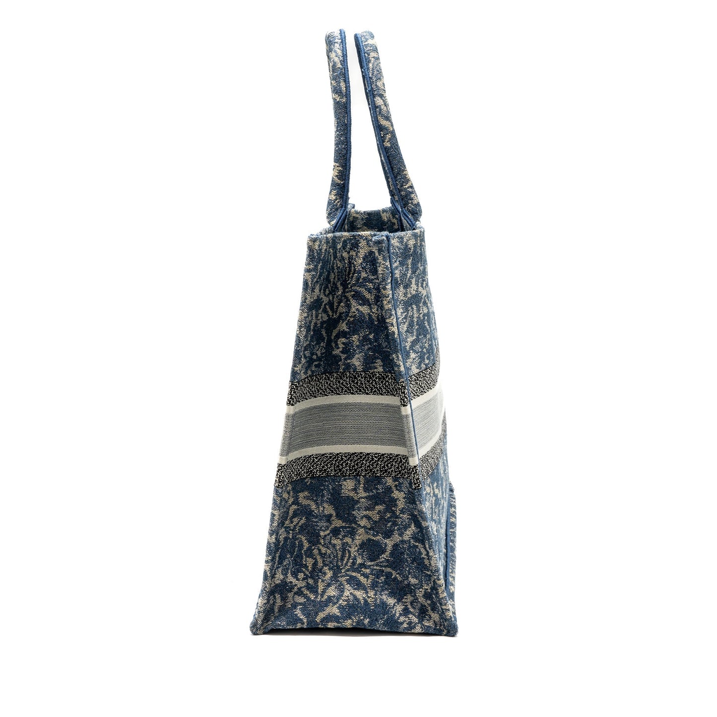 Dior Book Tote Limited Print Grey Multicolour Handbag Canvas Blue Tote Bag