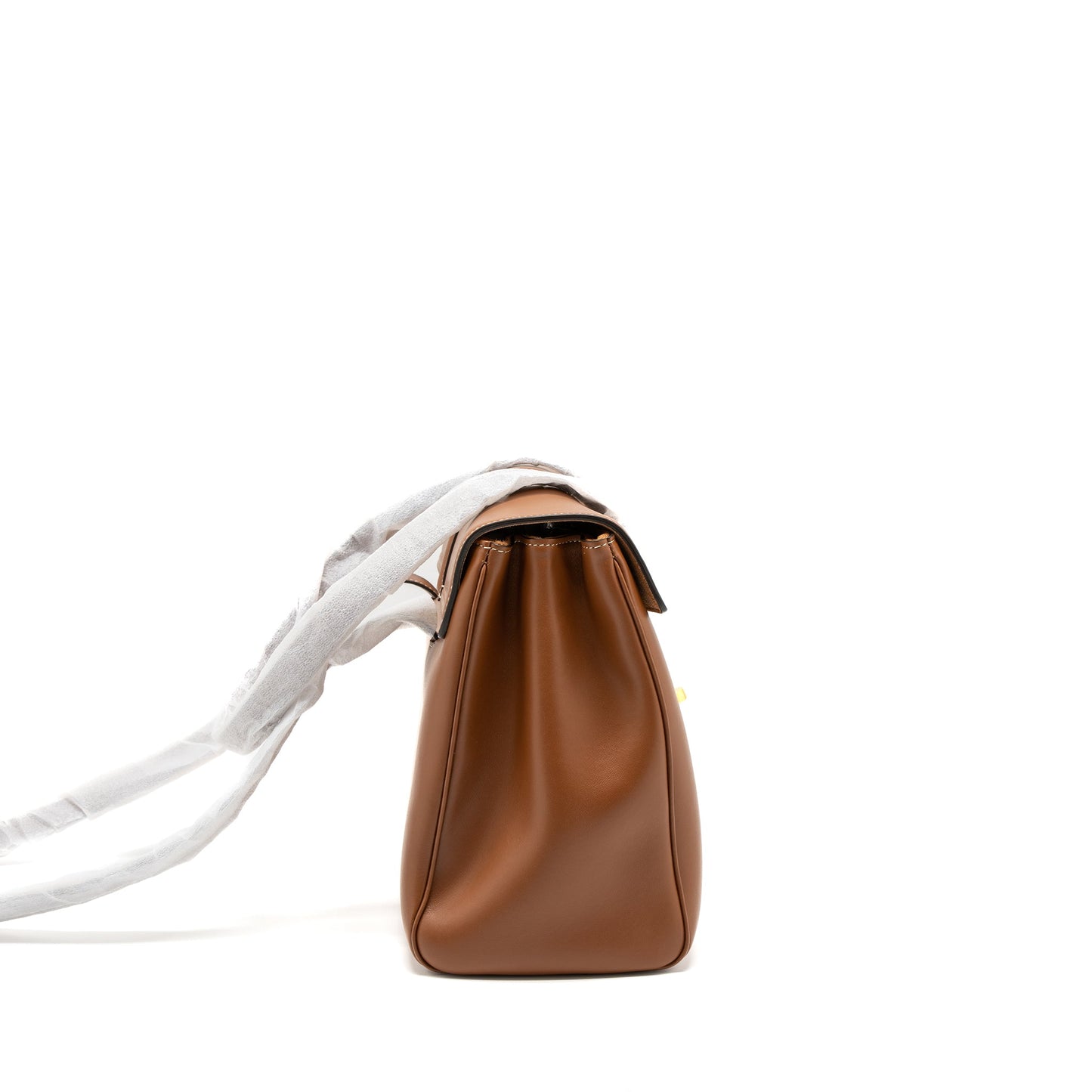 Celine Purse Soft Calfskin Handbag Tan Medium Travel Bag