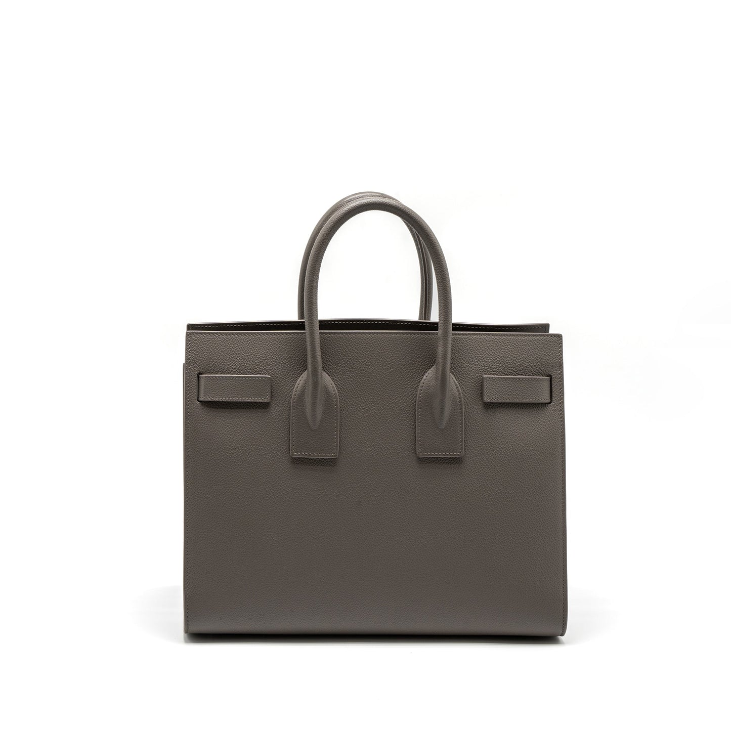 YSL Saint Laurent Sac De Jour Grained Calfskin Grey Travel Small Travel Bag
