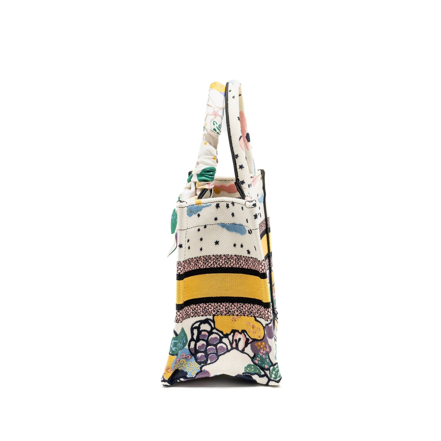 Dior Book Tote Multicolor Handbag Canvas Small Tote Bag