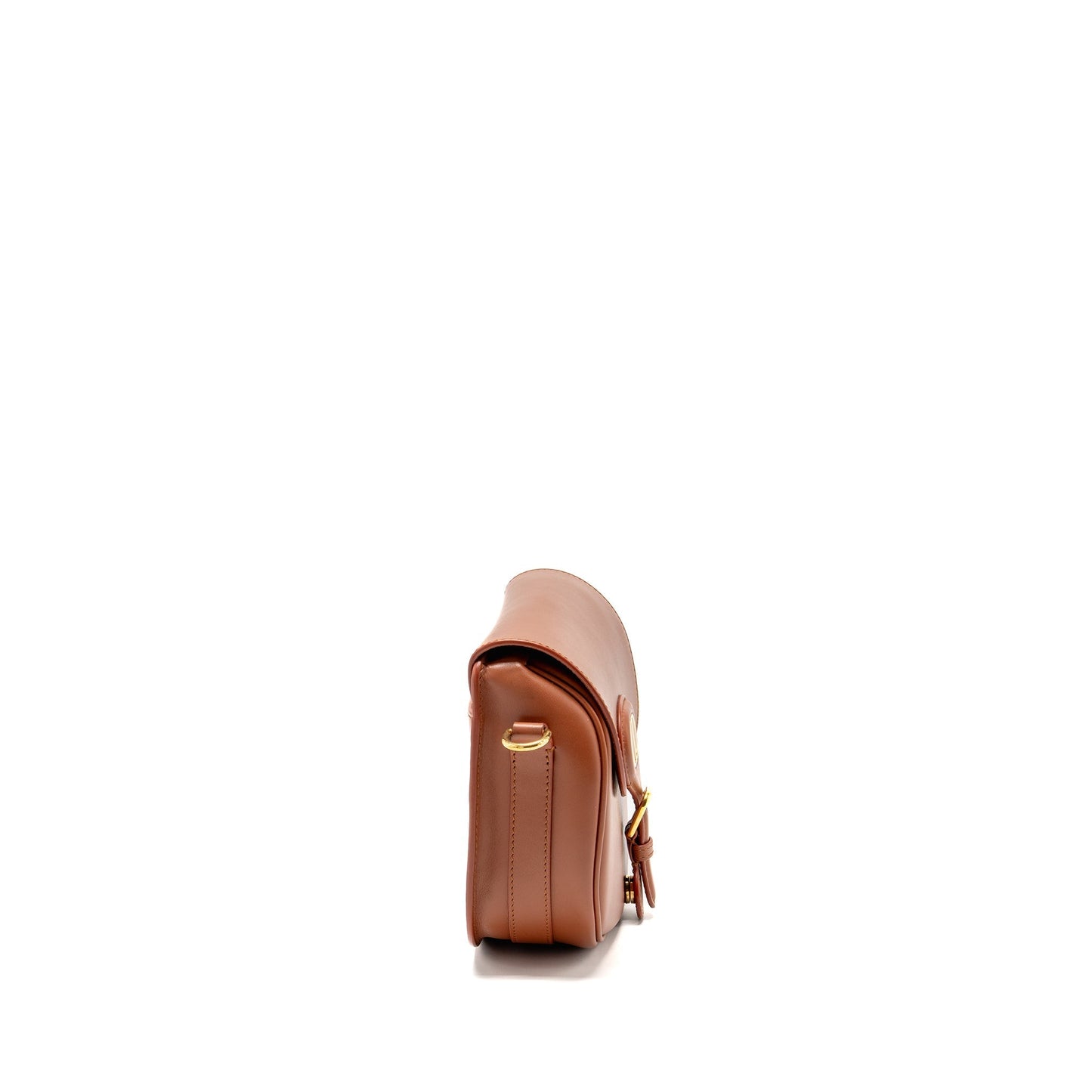 Dior Bobby Purse Calfskin Dark Handbag Tan Medium Travel Bag