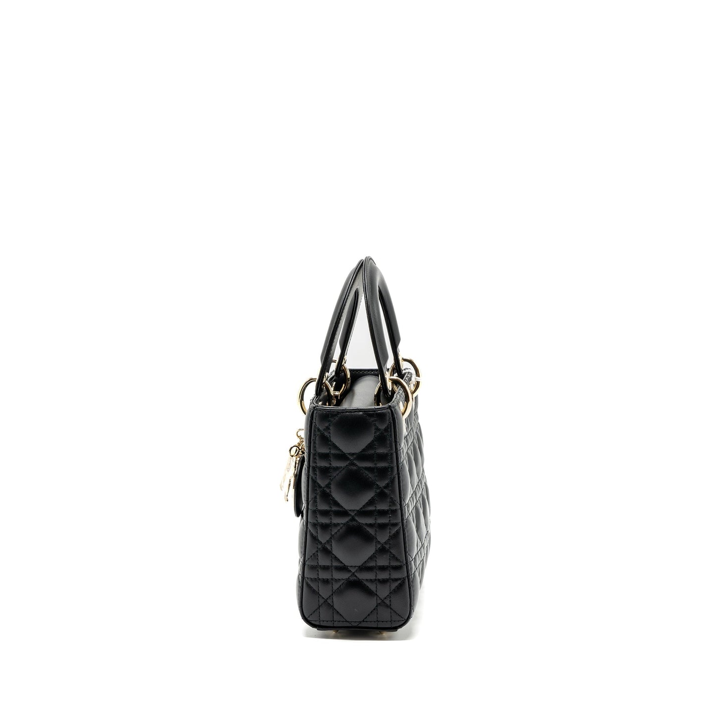 Dior Lady Lambskin Handbag Small Travel Bag