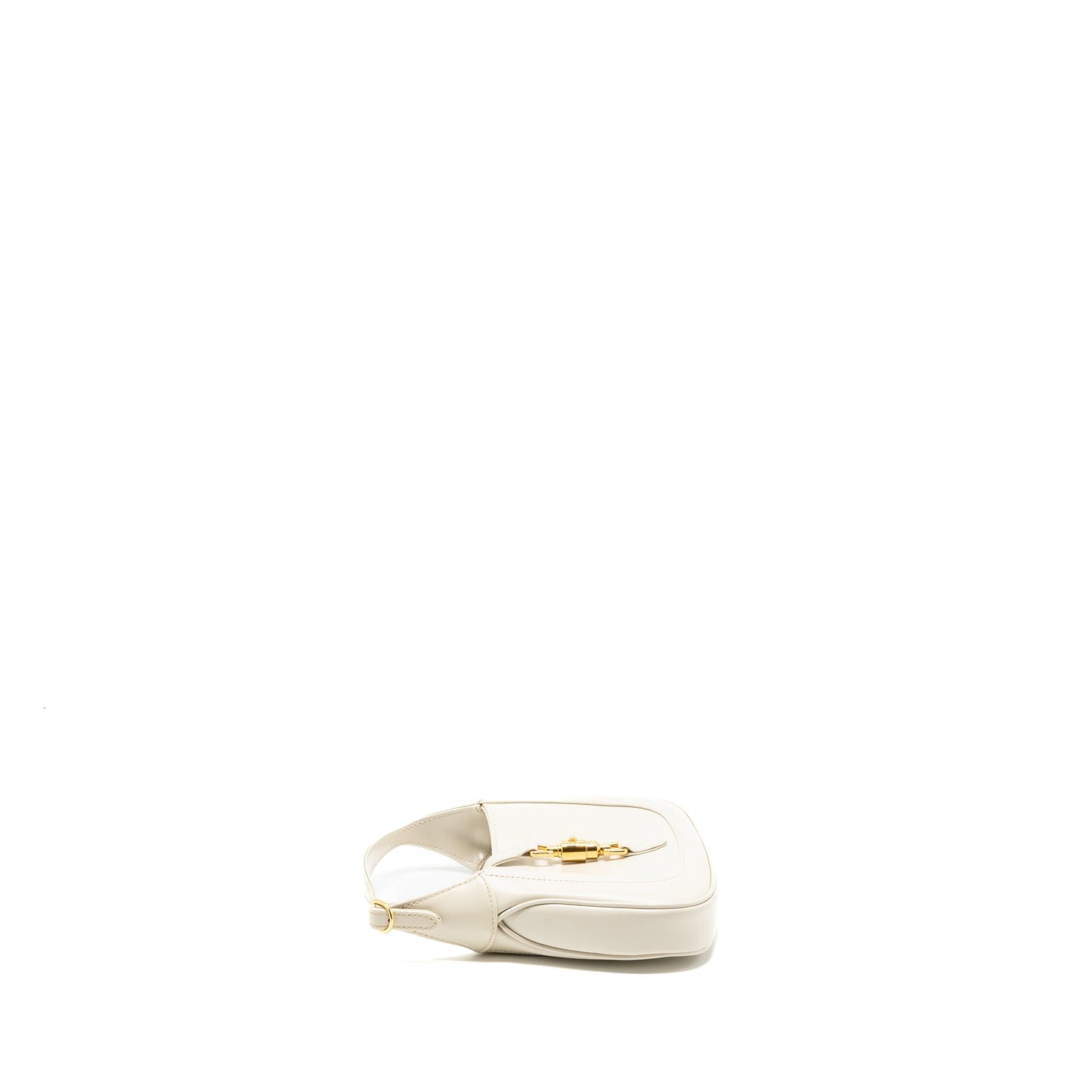 Gucci Jackie Shoulder Bag Calfskin White Mini